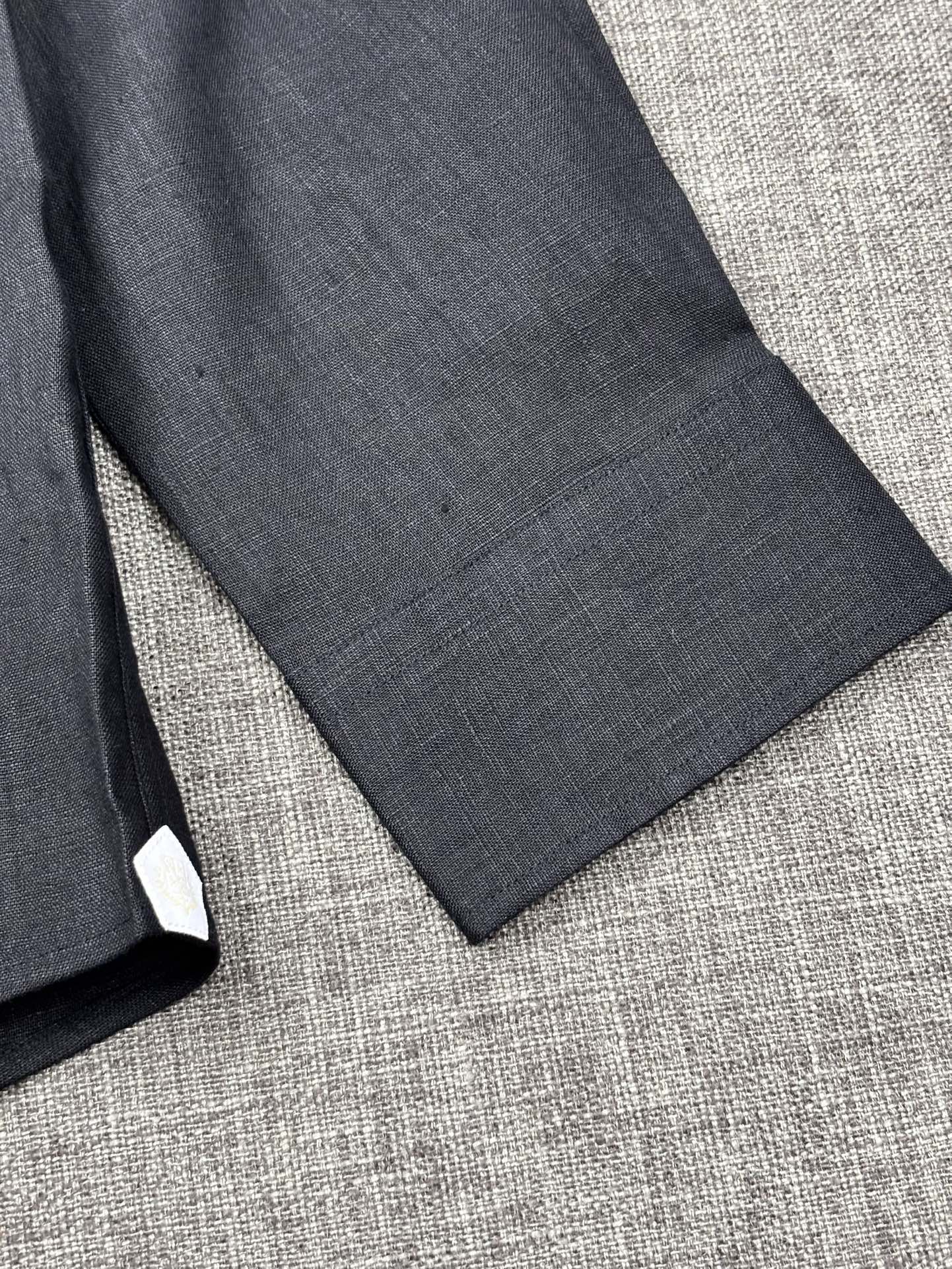 2026六个色齐色齐码，翻单，出货！！！史诗级别的亚麻衬衫，Loro Piana独家巨献，胸前刺绣log