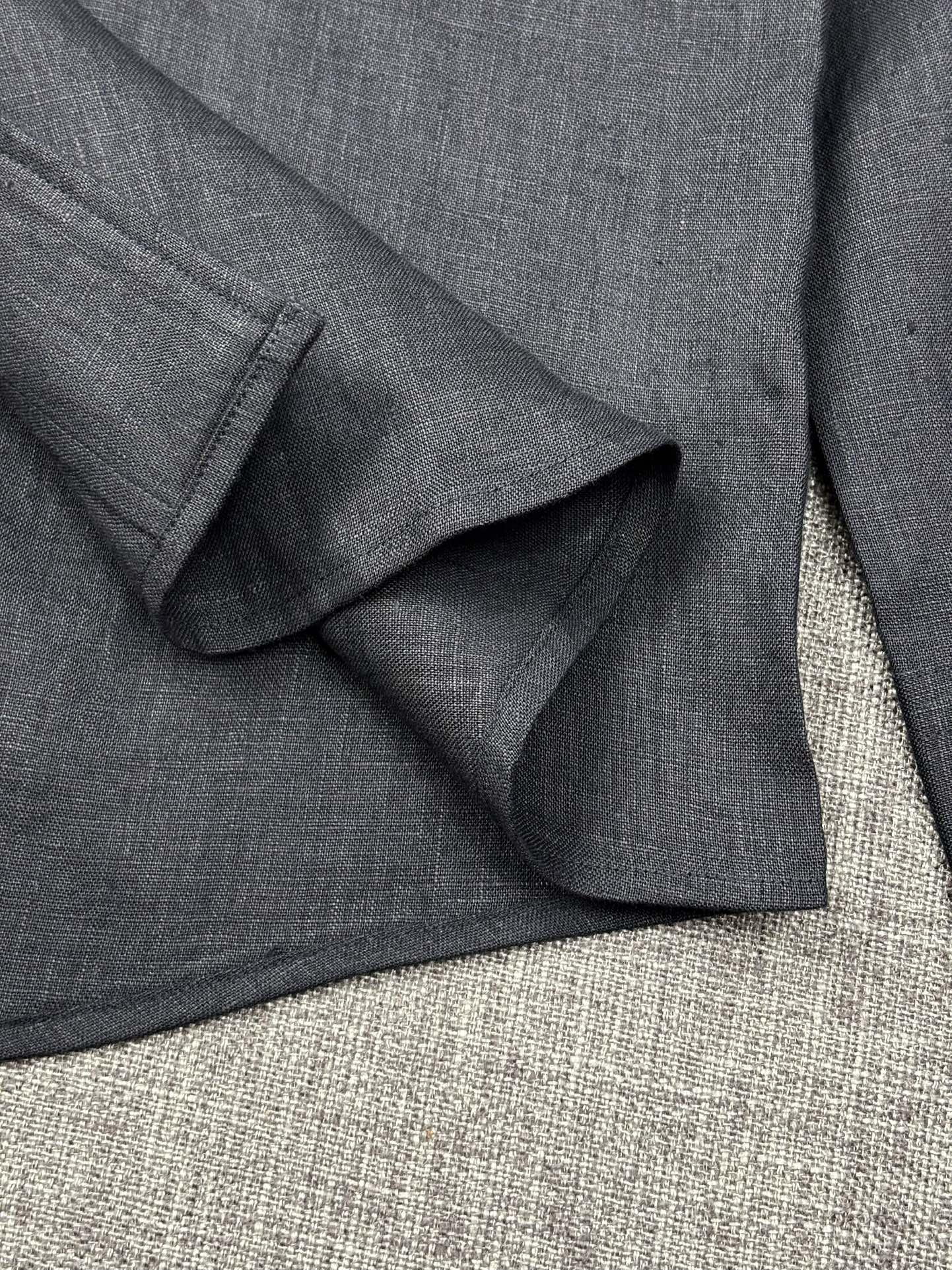 2026六个色齐色齐码，翻单，出货！！！史诗级别的亚麻衬衫，Loro Piana独家巨献，胸前刺绣log