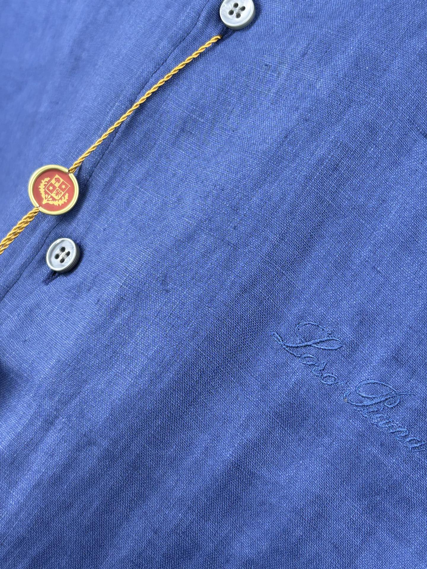 史诗级别的亚麻衬衫，lP🆕独家巨献，胸前刺绣logo多色入荷。原汁原味100%亚麻面料衬衫，麻料以其独特