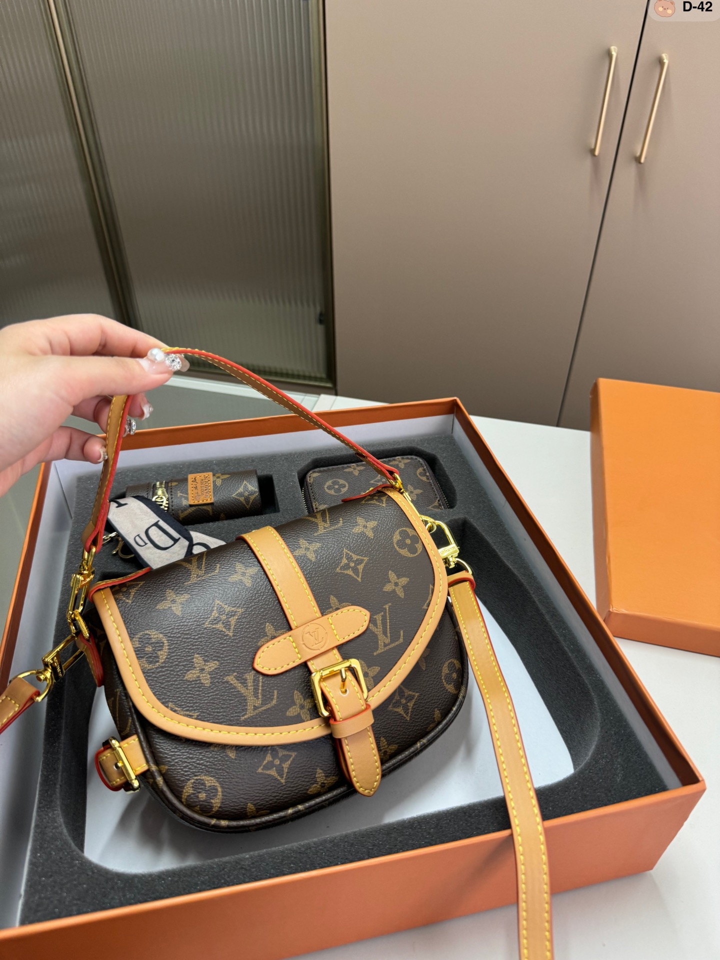 Almost Unused Hermes Garden Party 30cm 051568CK Bag Used