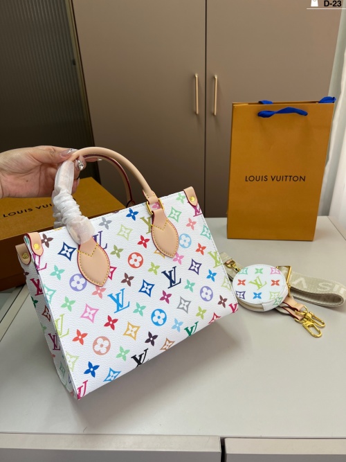 Louis Vuitton Onthego BB Multicolore Monogram Canvas Tote Bag,25 x 20 cm