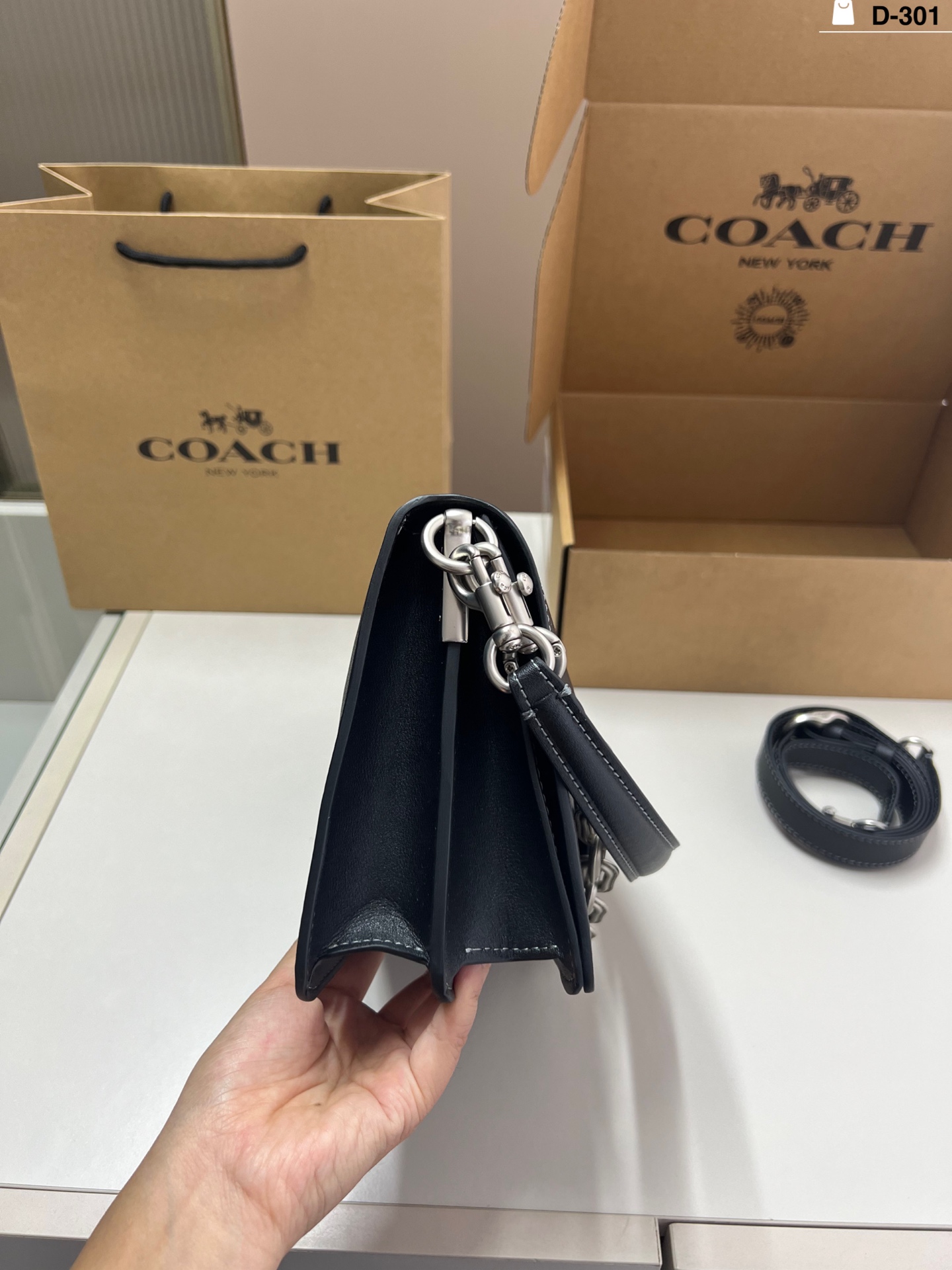 P Coach bolso Dionisio Tabby nueva serie, textura muy suave y delicada, doble capa con dos correas largas, bandolera y …
