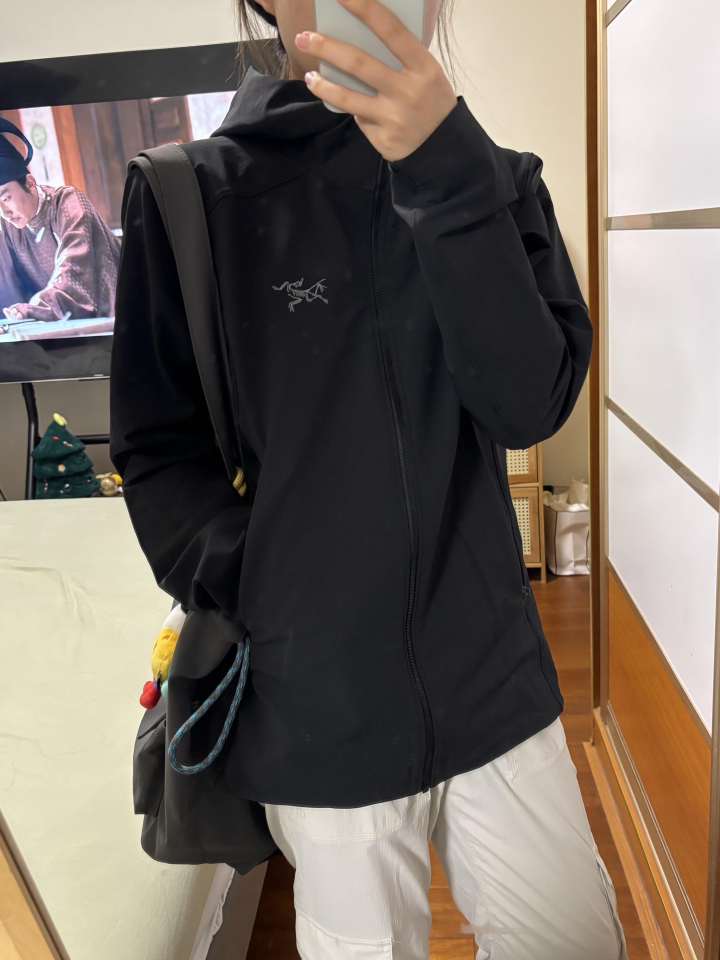 @390 Sudadera con capucha Bird Gamma soft shell para mujer #Negro Arcteryx GAMMA HOODY Chaqueta soft shell ca…