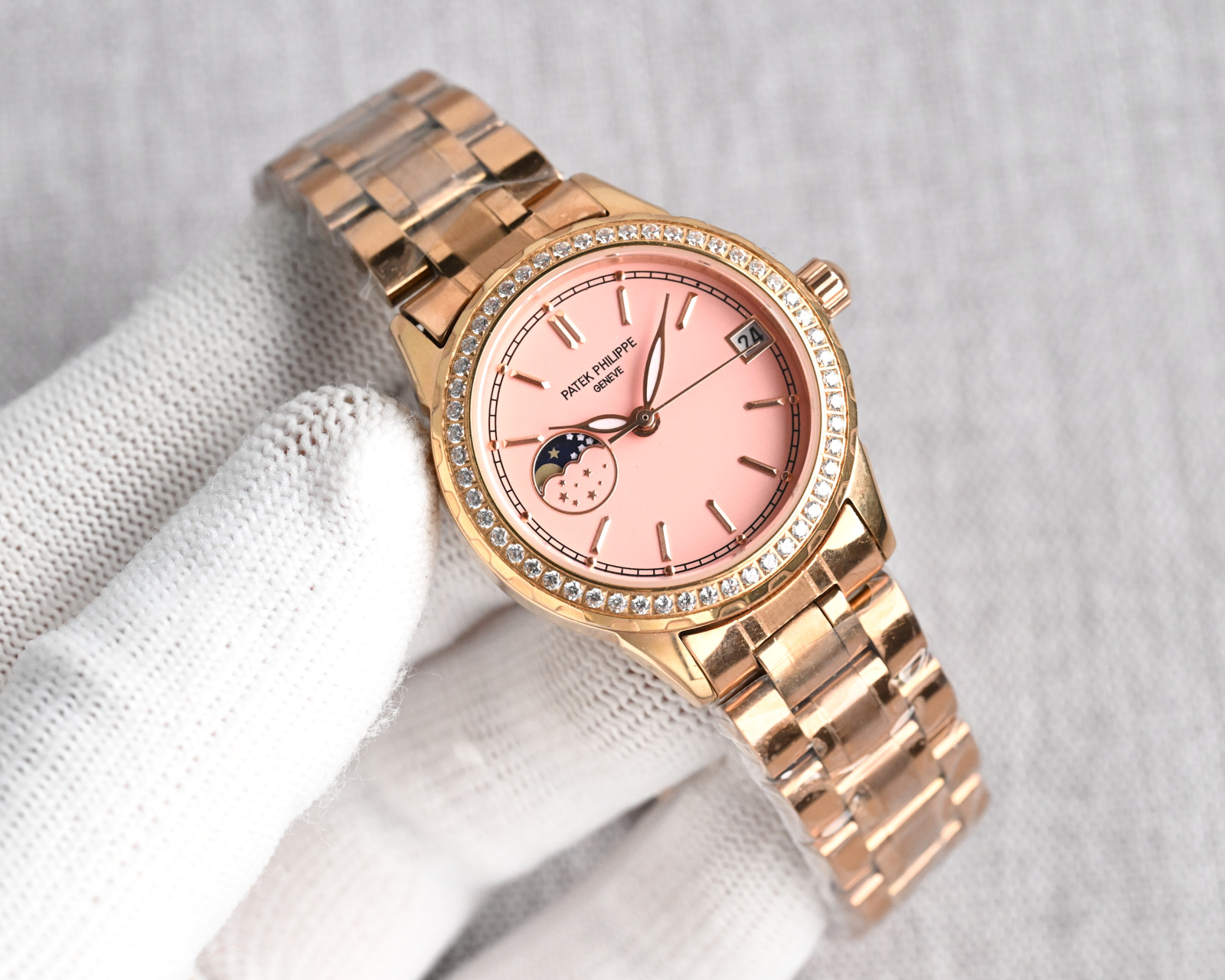 NO:158445,TW Factory White-Gold TW Produced by Patek Philippe 