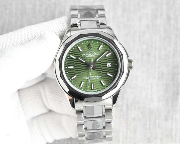Rolex Oyster Perpetual Datejust Montre Homme Acier Inoxydable Cadran Vert 1 Rolex Oyster Perpetual Datejust Montre Homme Acier Inoxydable Cadran Vert