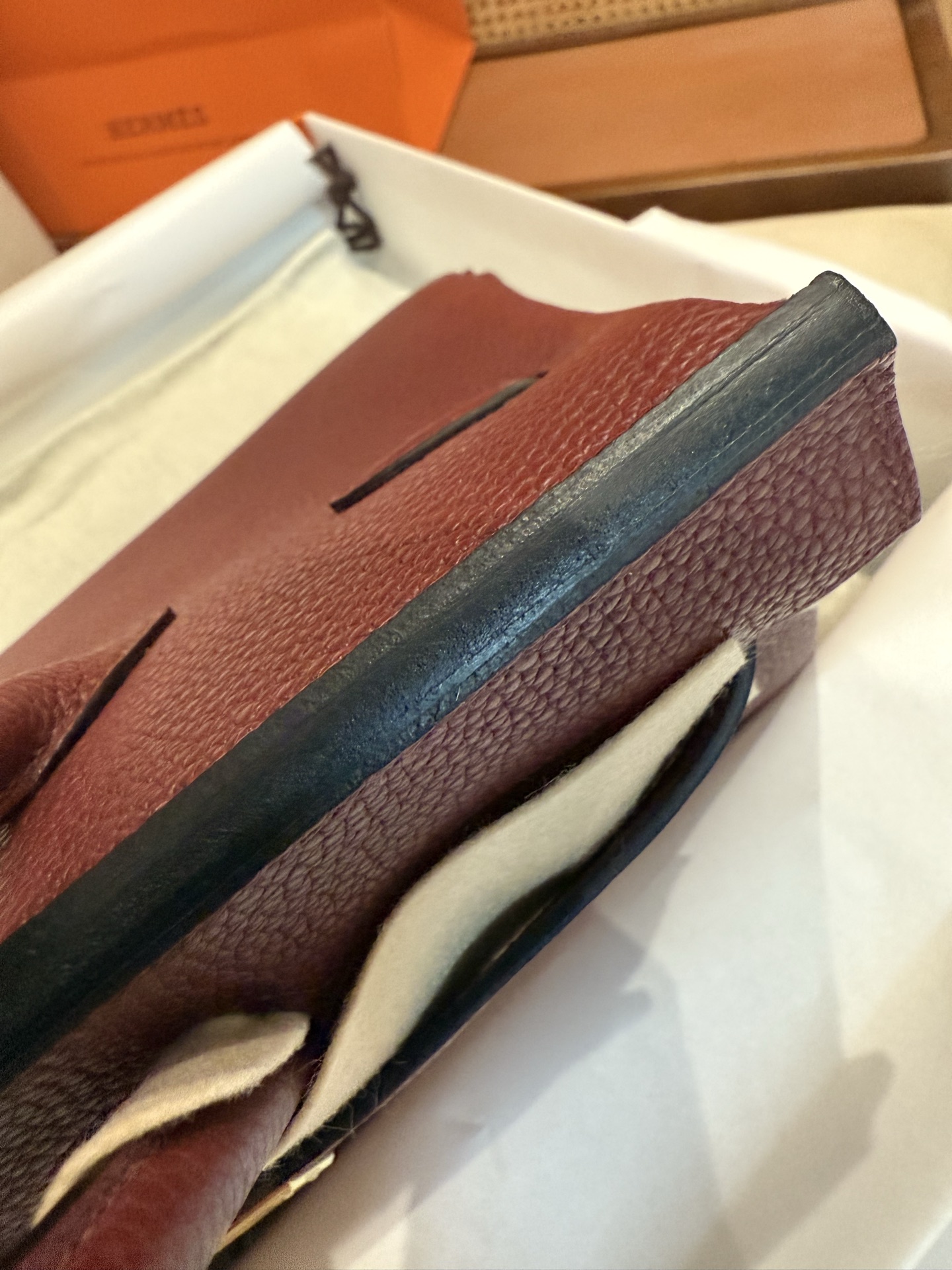 Hermes Birkin Burgundy handbag shoulder