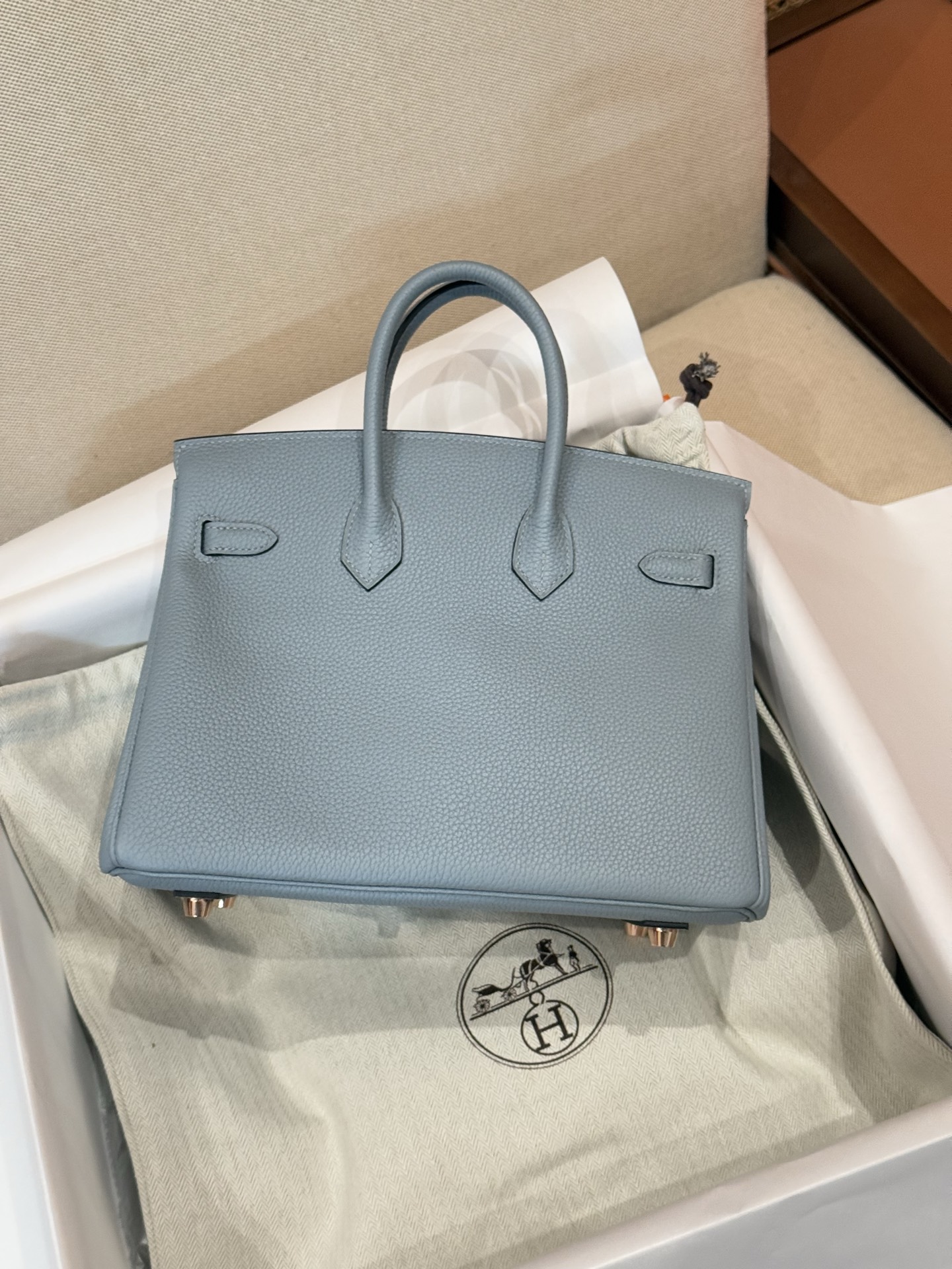Hermes Birkin 25 Light Blue Togo 25cm everyday