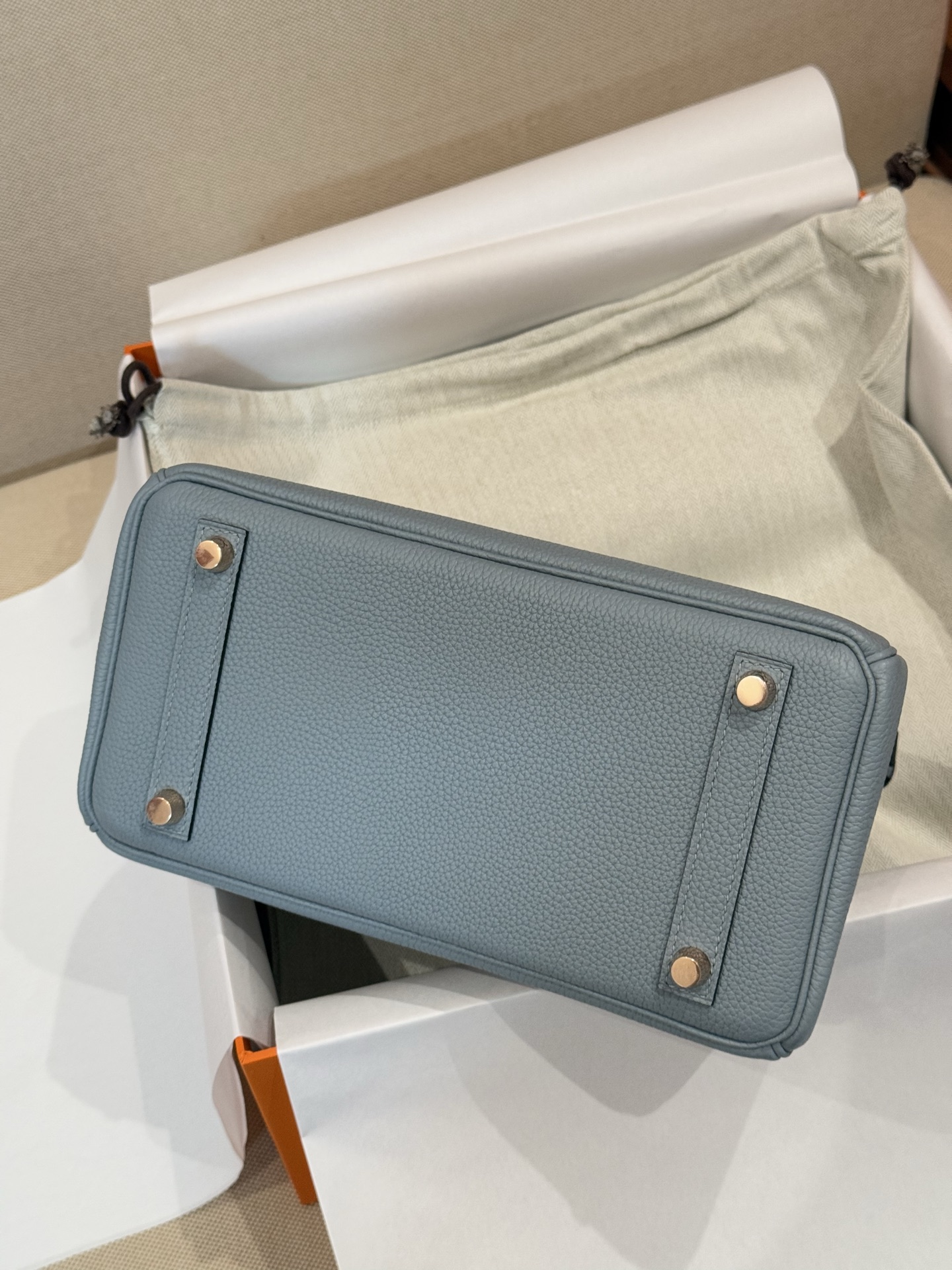 Hermes Birkin 25 Light Blue Togo 25cm everyday