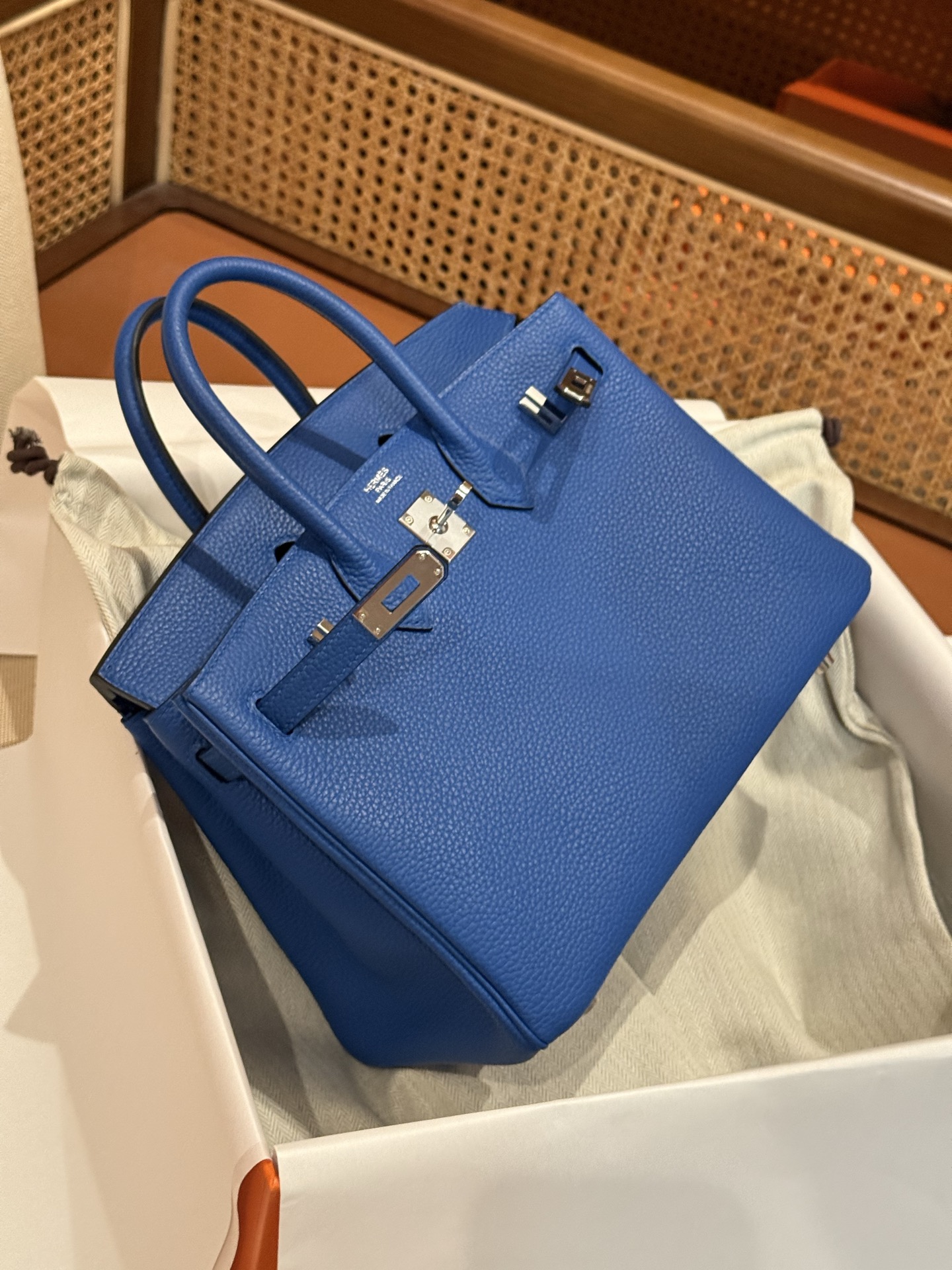 Hermes Birkin 25 Blue France 25 everyday