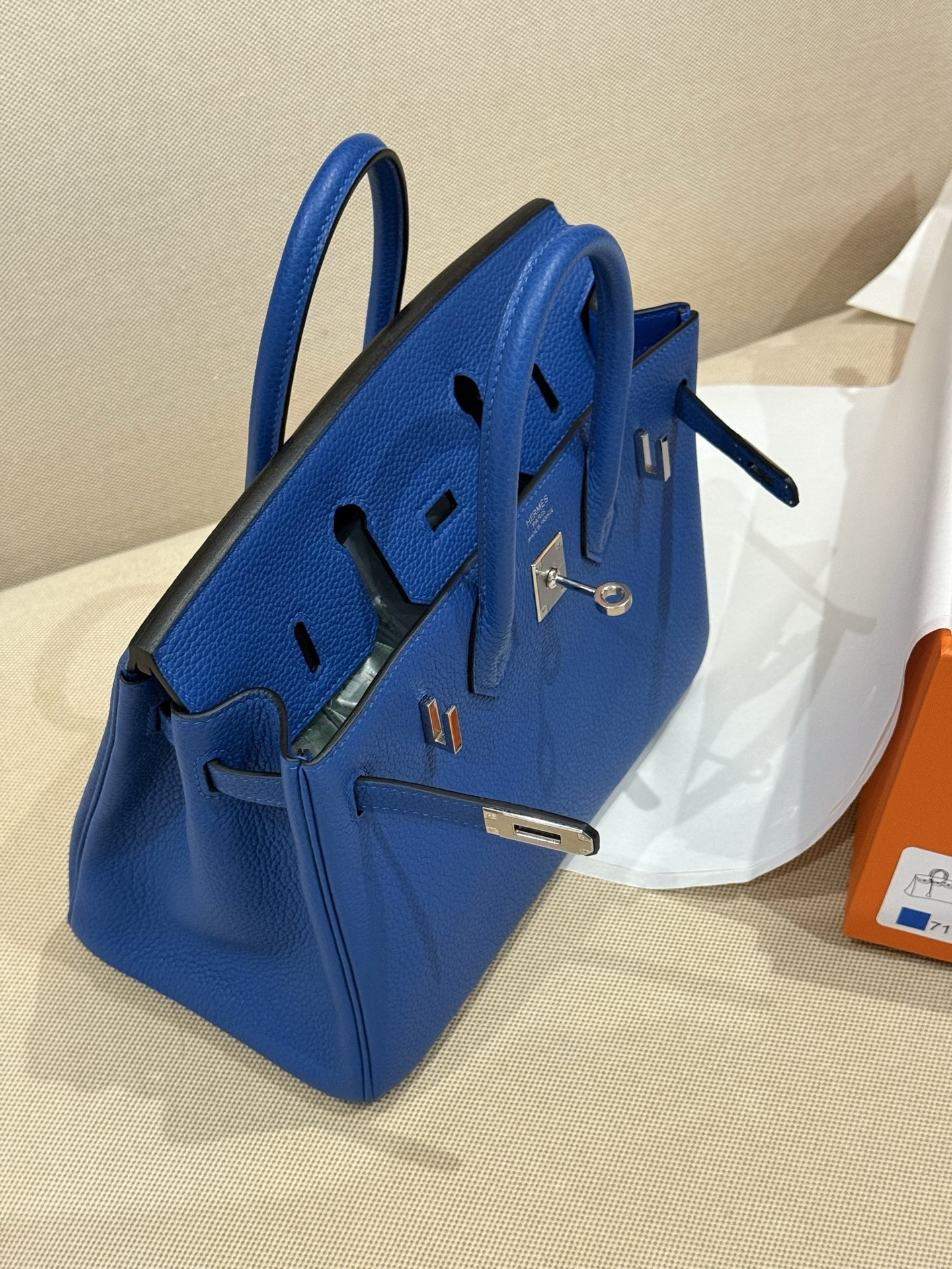 Hermes Birkin 25 Blue France 25 everyday