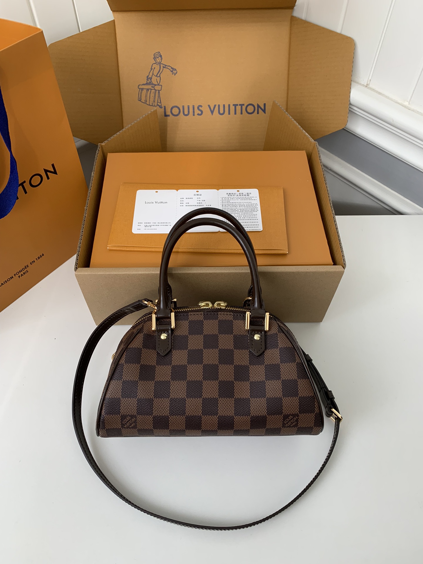NO:175460,【Excellent】Original leather New counter style Mini coffee garment small ingot handbag N41436, complete package 23*13*14cm batch, LV special version, louis vuitton19860909【特级】 原厂皮 专柜新款 Mini咖啡格小元宝手提包 N41436,配全套包装 23*13*14cm 批,LV特级版本,louis vuitton,Bag
