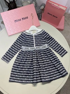 MiuMiu Clothing Dresses Black Pink Printing Fall Collection