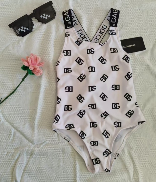 Dolce & Gabbana Kids' Logo Print Swimsuit - Summer Essential 1 Dolce & Gabbana Kids' Logo Print Swimsuit - Summer Essential