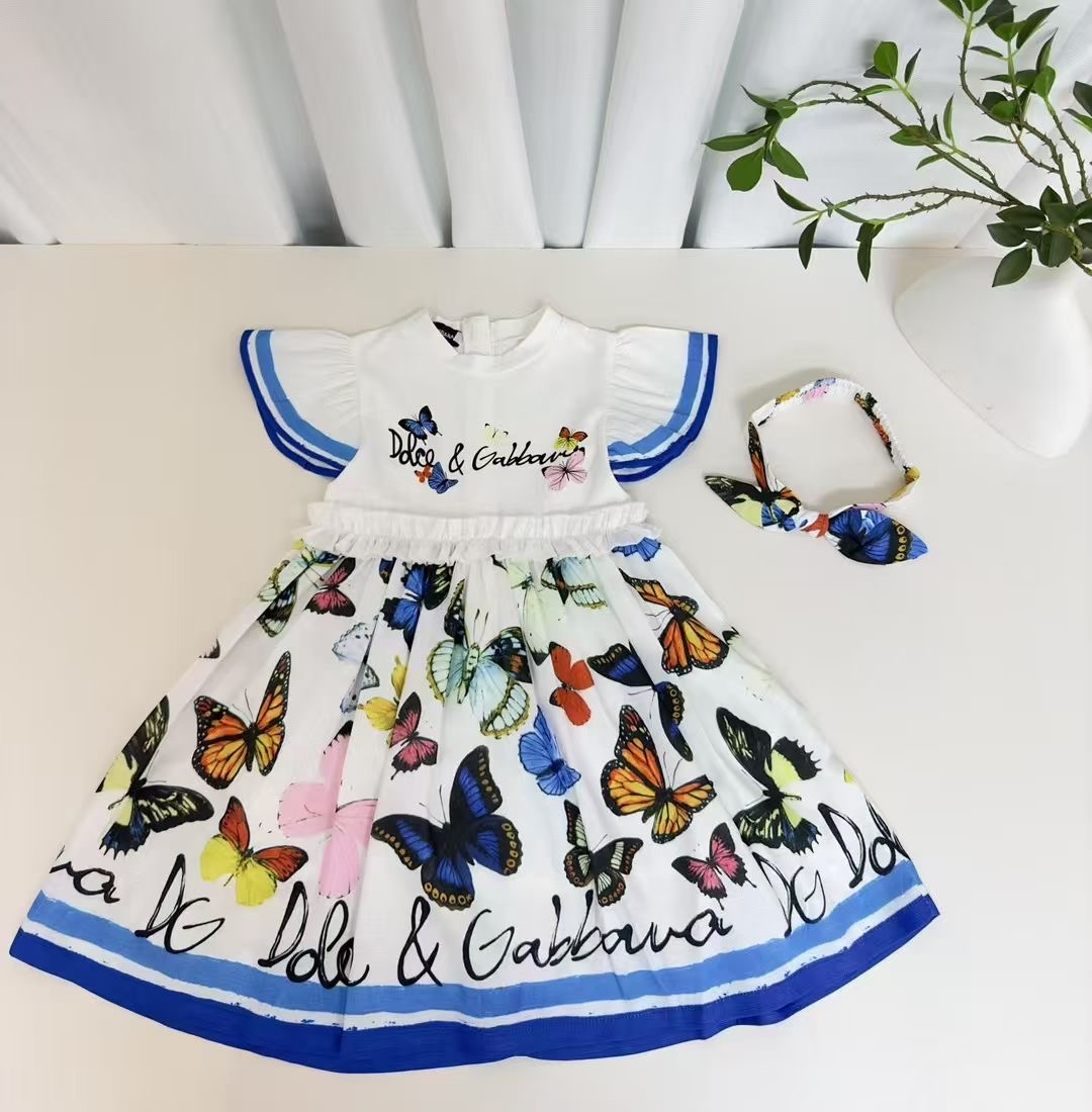 ❤️无少 @148 Ropa infantil de alta gama, nuevos diseños de verano 2025 D&G nuevo vestido👗～ el vestido más nuevo, con diad…