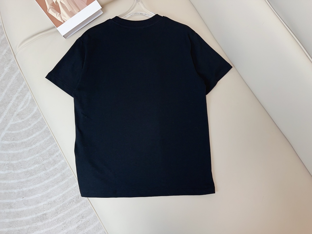 High-End Women’s Clothing with Custom Logo T-Shirt in Pure Cotton Fabric - 图片 2