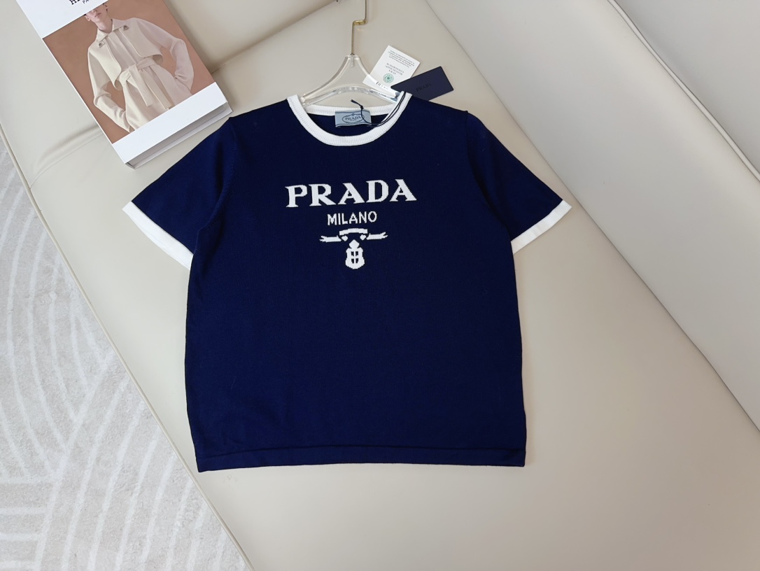 The Online Shopping
 Prada Clothing Shirts & Blouses White Summer Collection