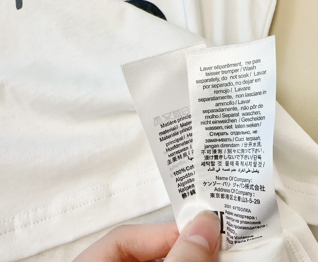“High-End Women’s Clothes with Ken** Seashells Packaging and Custom Logo T-Shirt in Pure Cotton” - 图片 8