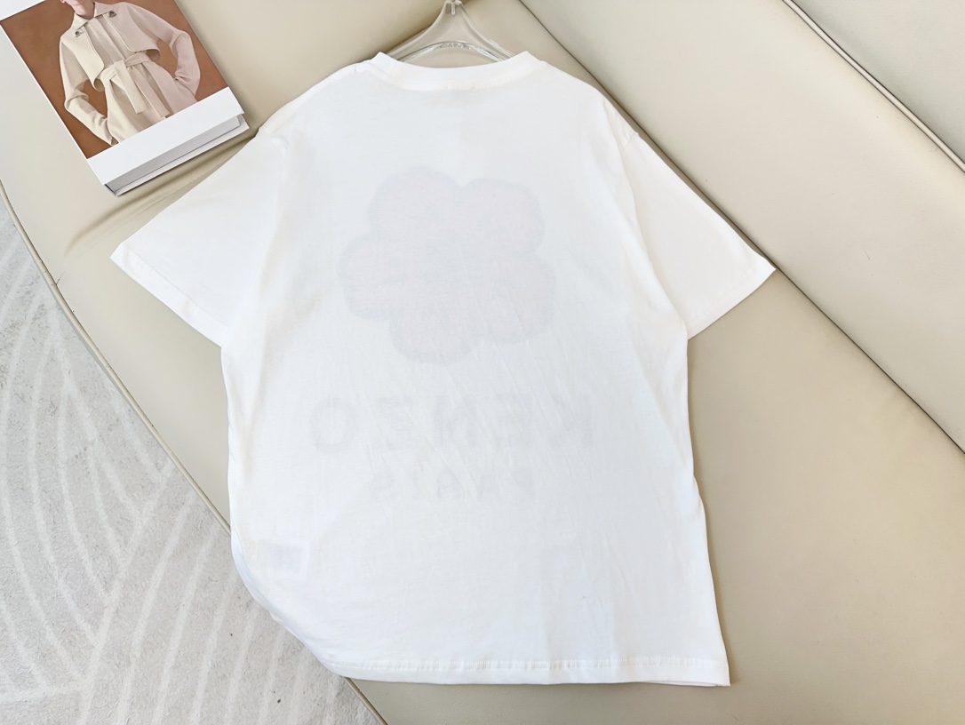 “High-End Women’s Clothes with Ken** Seashells Packaging and Custom Logo T-Shirt in Pure Cotton” - 图片 2