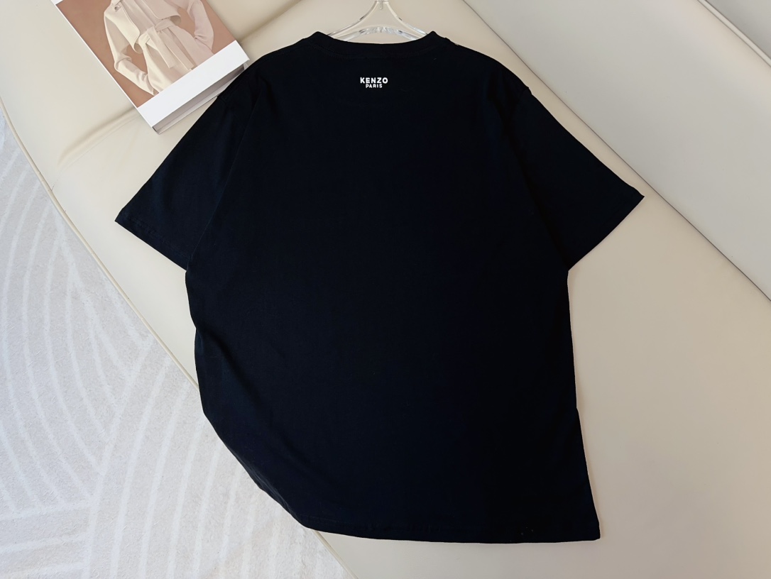 High-quality Women’s Clothes with KEN** Seagulls Logo: Customized Pure Cotton T-shirt. - 图片 2