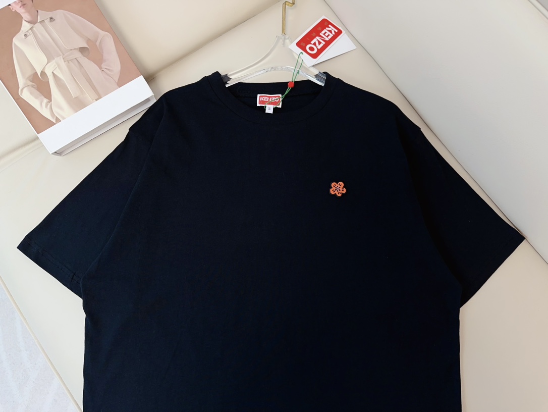 High-quality Women’s Clothes with KEN** Seagulls Logo: Customized Pure Cotton T-shirt. - 图片 3