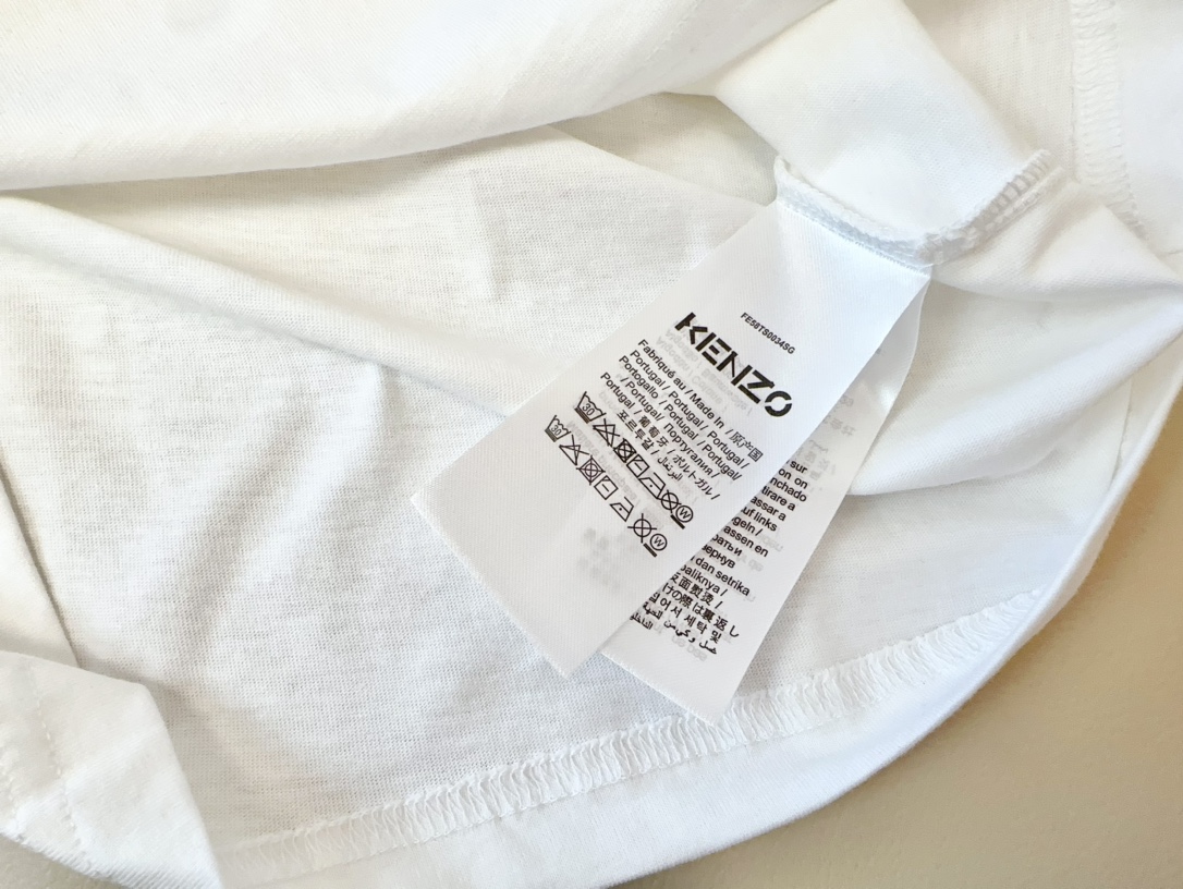 High-End Women’s Clothes: KEN** Seagulls Logo T-shirt, Pure Cotton, Embroidered Dots, Premium Quality. - 图片 8