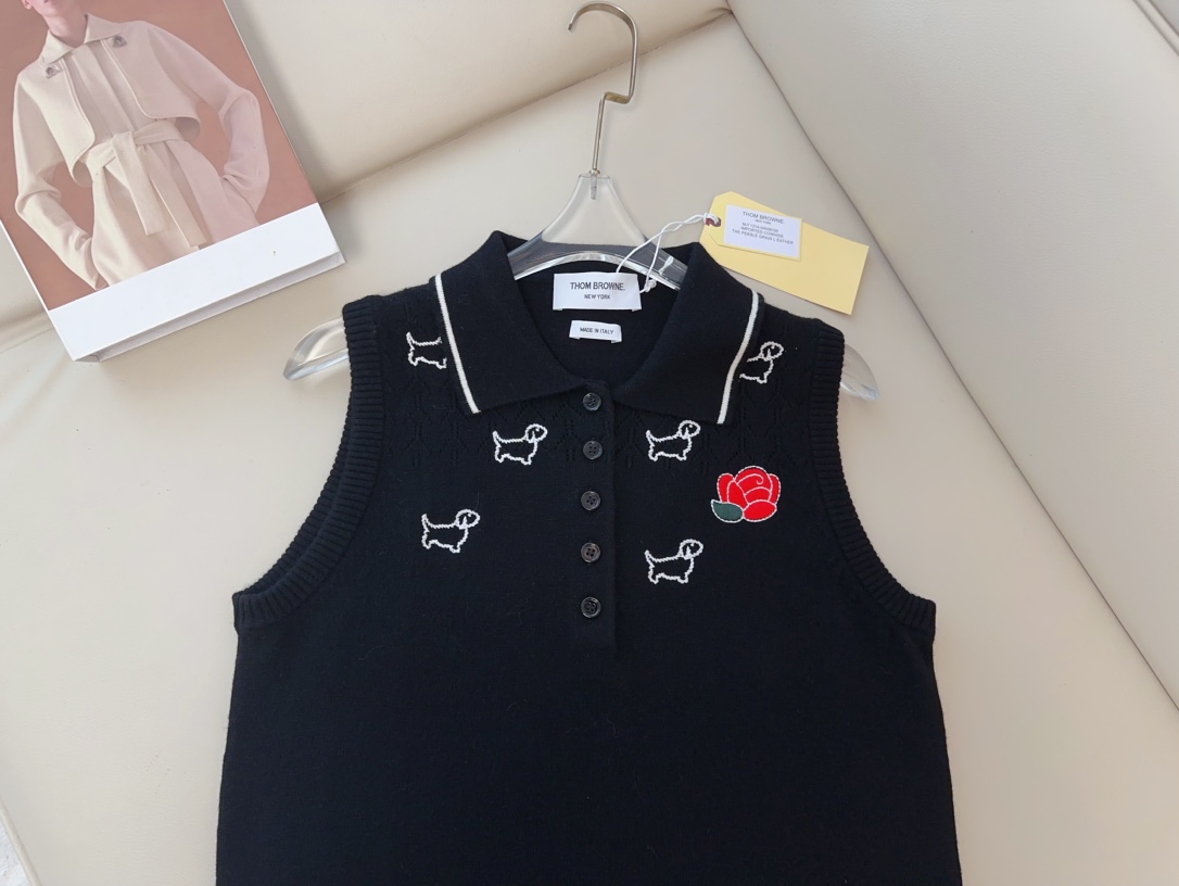 High-End Women’s Clothes with THOM B** Pussy Vest: Wool, Comfort, Quality, Craftsmanship - 图片 3