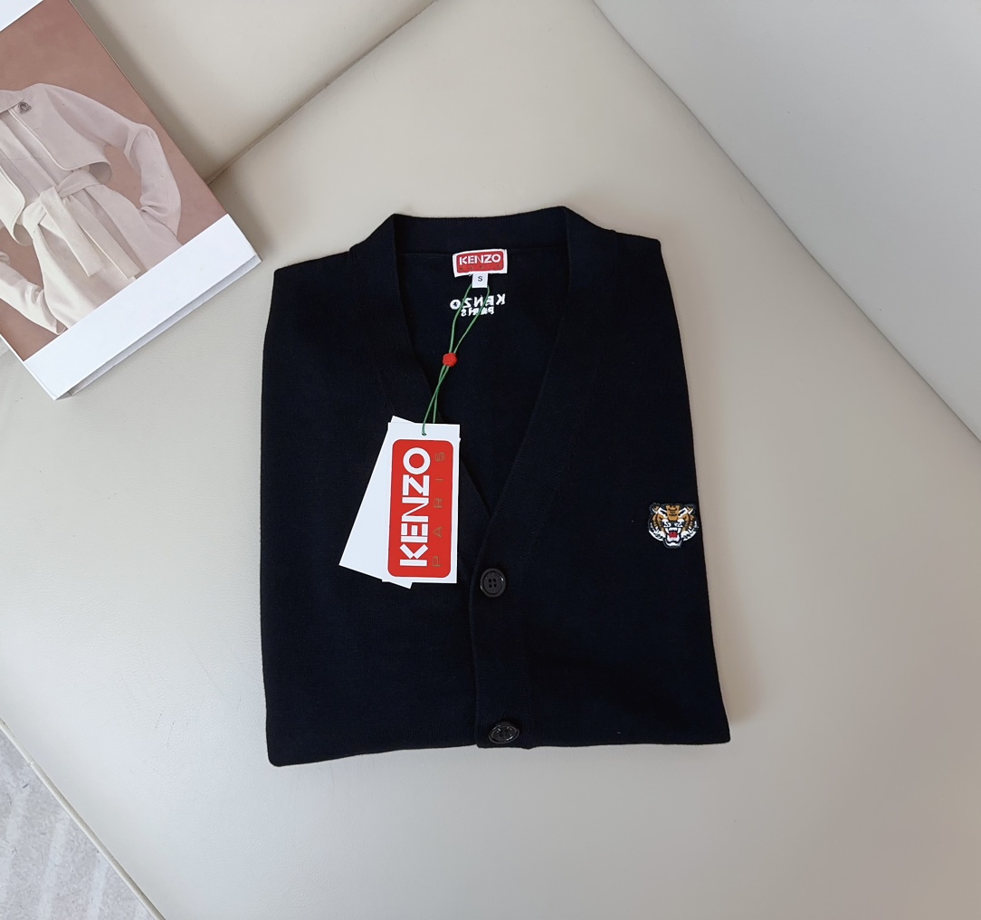 KEN*O Women’s Clothes: High Quality with Little Tiger-heads and Roses - 图片 5