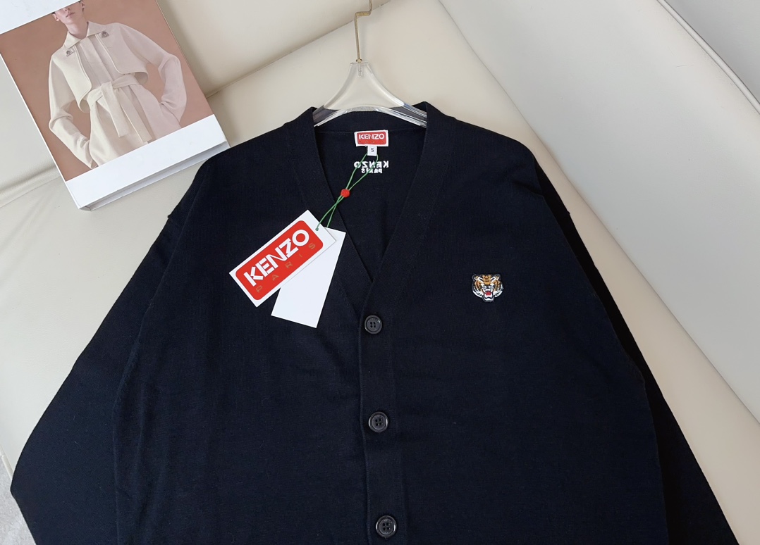 KEN*O Women’s Clothes: High Quality with Little Tiger-heads and Roses - 图片 3