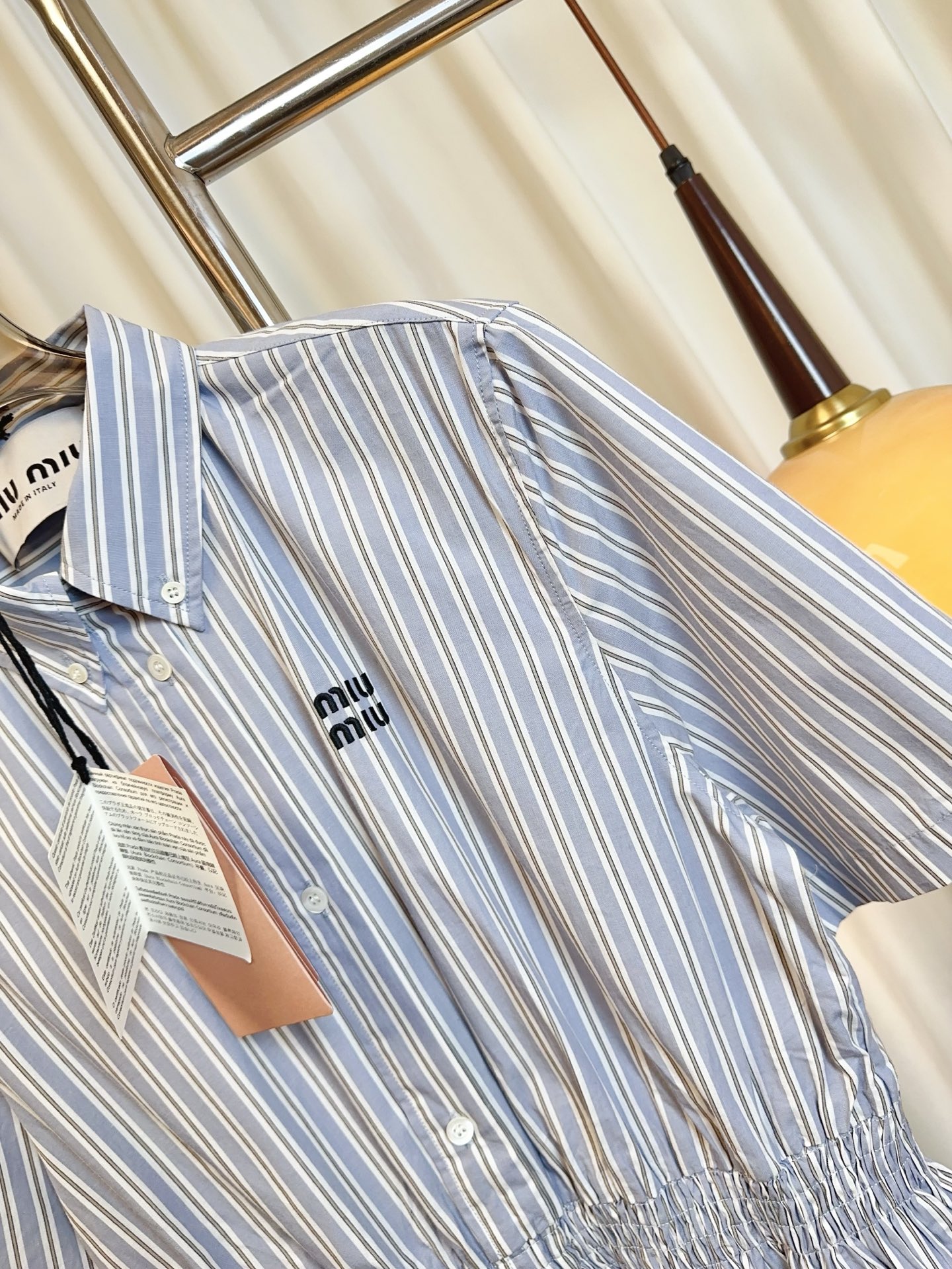 Striped Long Dress with Embroidered Logo & Elastic Waistband - College Style 7 i1748616288204 3786 0 6