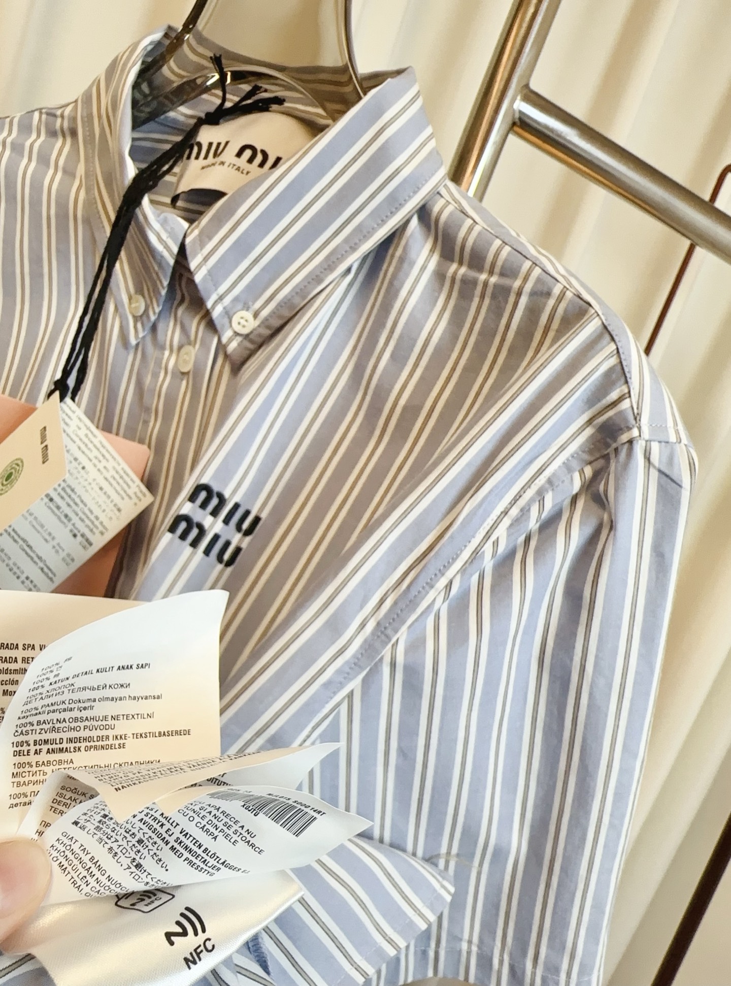 Striped Long Dress with Embroidered Logo & Elastic Waistband - College Style 9 i1748616290068 7116 0 8