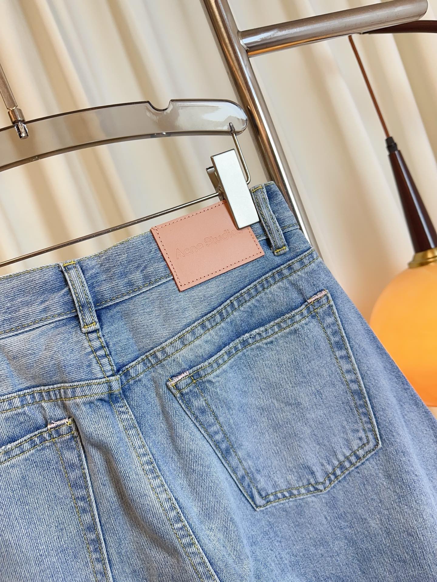 “High-Quality Women’s Suit: Water-Washed Jeans and Custom Cotton Pants” - 图片 7