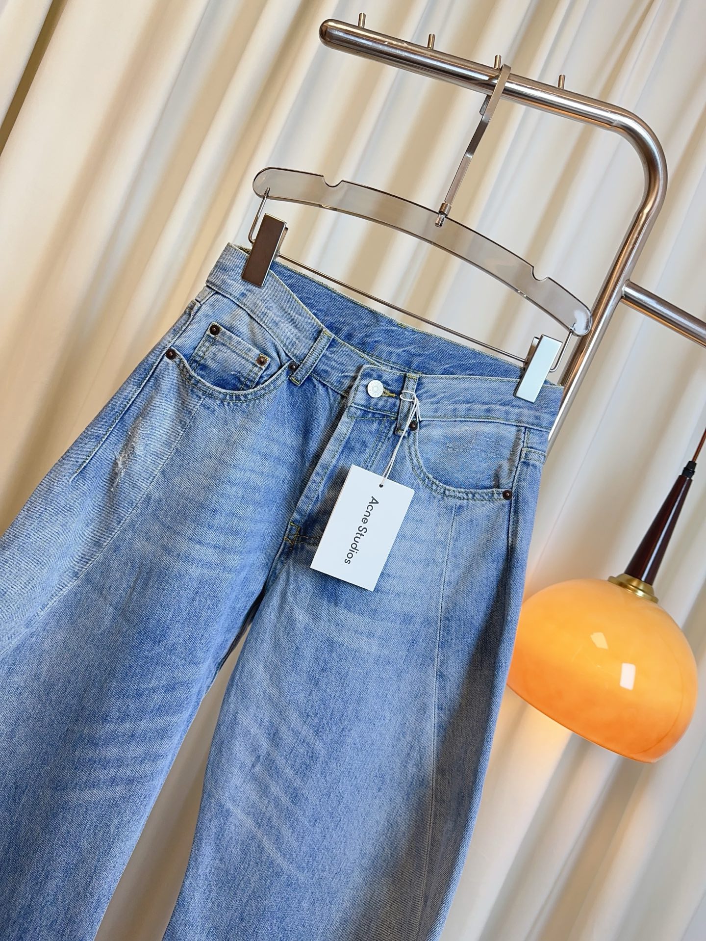 “High-Quality Women’s Suit: Water-Washed Jeans and Custom Cotton Pants” - 图片 4