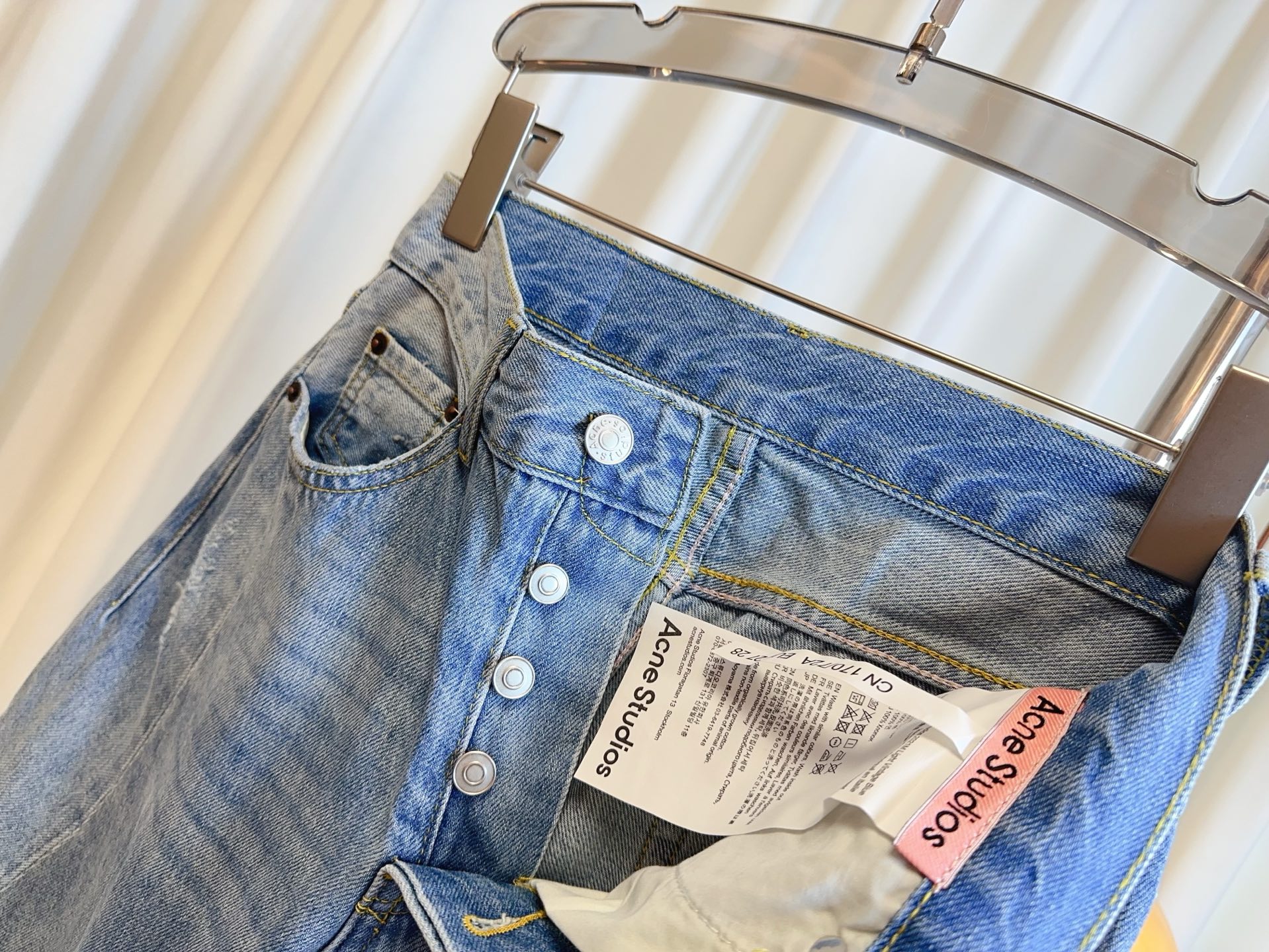 “High-Quality Women’s Suit: Water-Washed Jeans and Custom Cotton Pants” - 图片 8