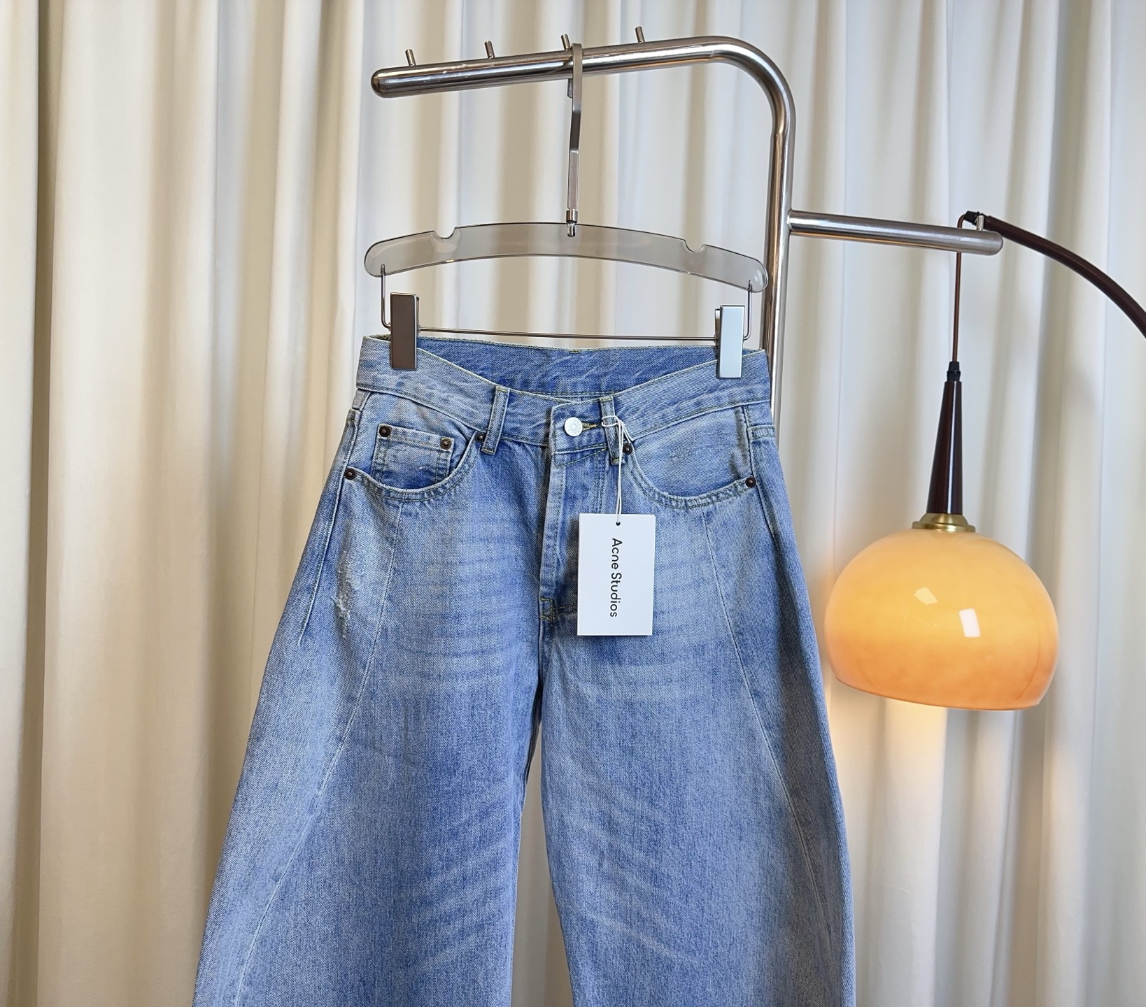 “High-Quality Women’s Suit: Water-Washed Jeans and Custom Cotton Pants” - 图片 3