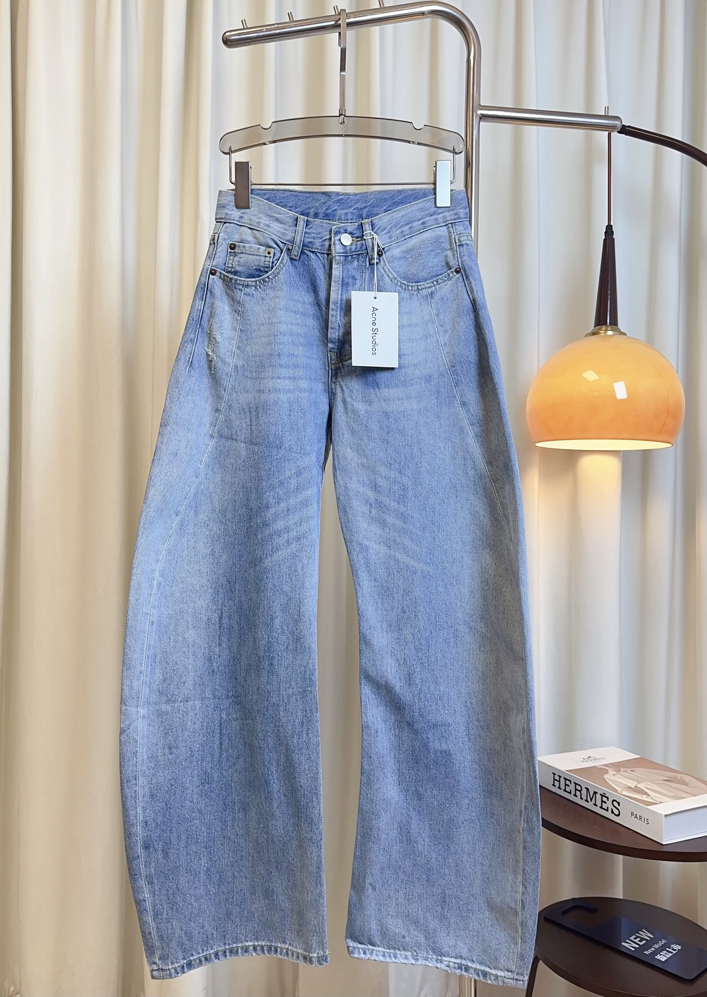 “High-Quality Women’s Suit: Water-Washed Jeans and Custom Cotton Pants” - 图片 1
