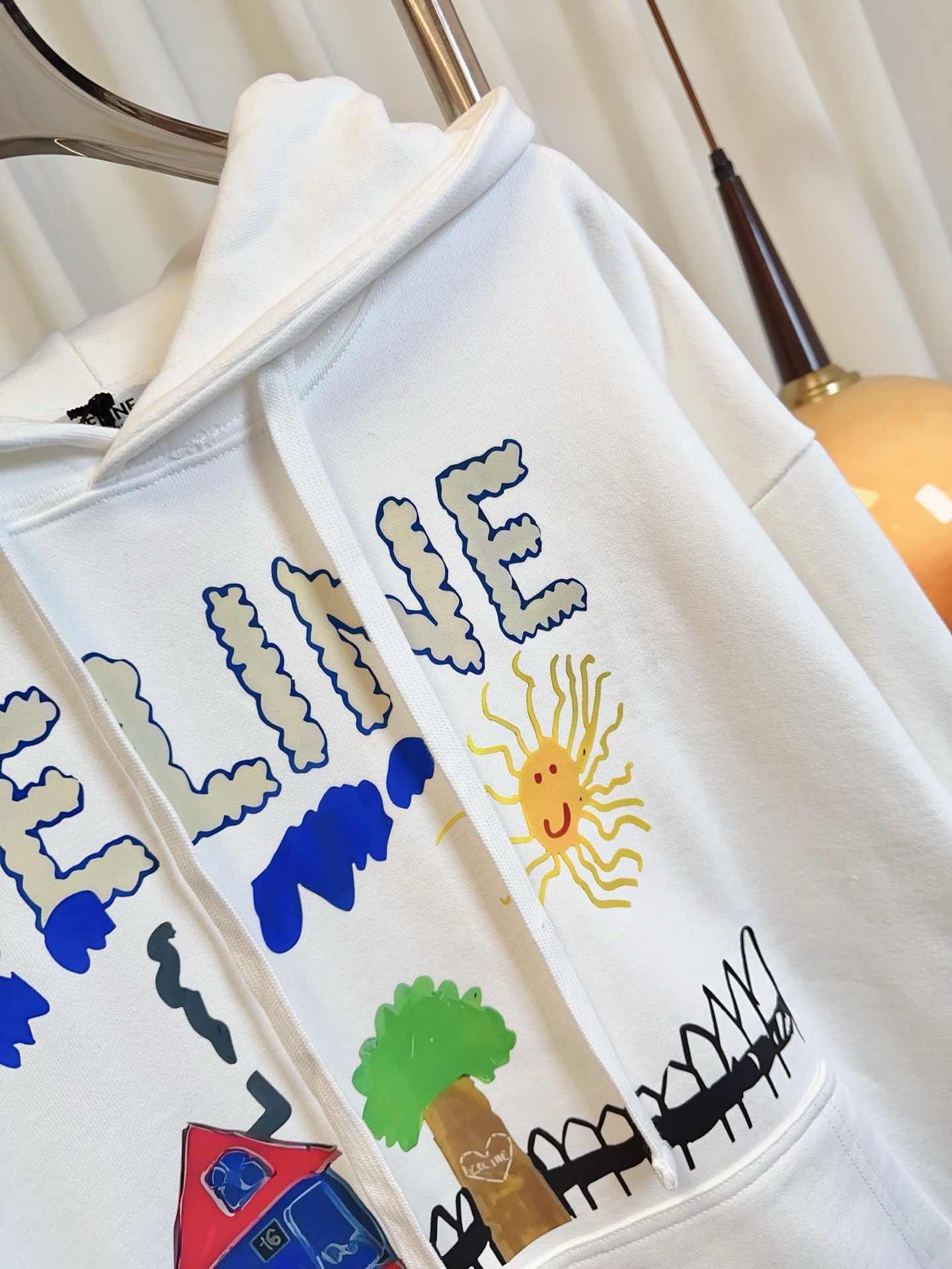 “High-Quality Custom-Made Women’s Clothing: Colored Stamped Romo and Hoodie in Pure Cotton” - 图片 6