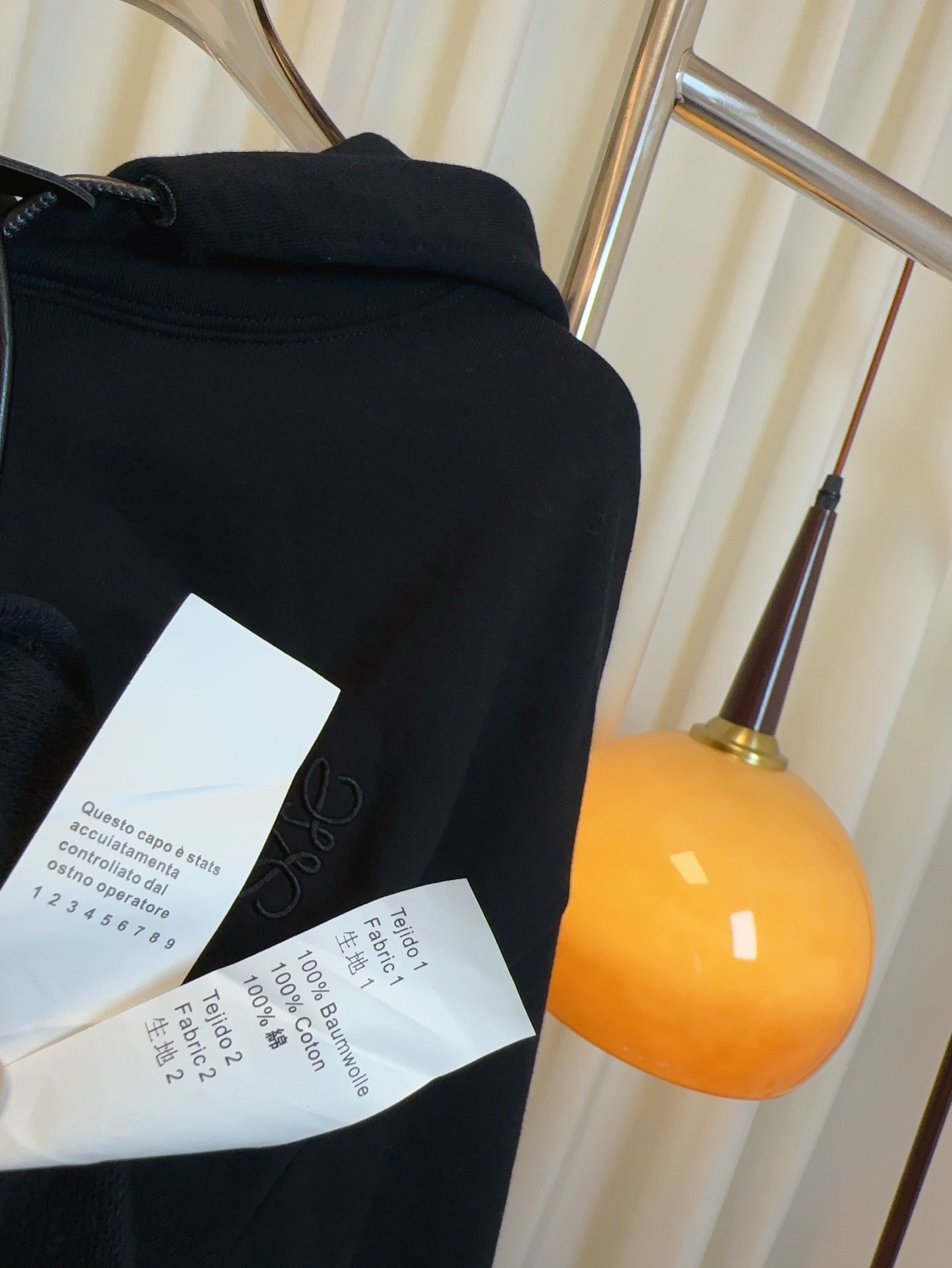 “New Embroidered Women’s Clothing: Coat, Hoodie, Pure Cotton Crunches, High Quality, Gray and Black, Small” - 图片 8