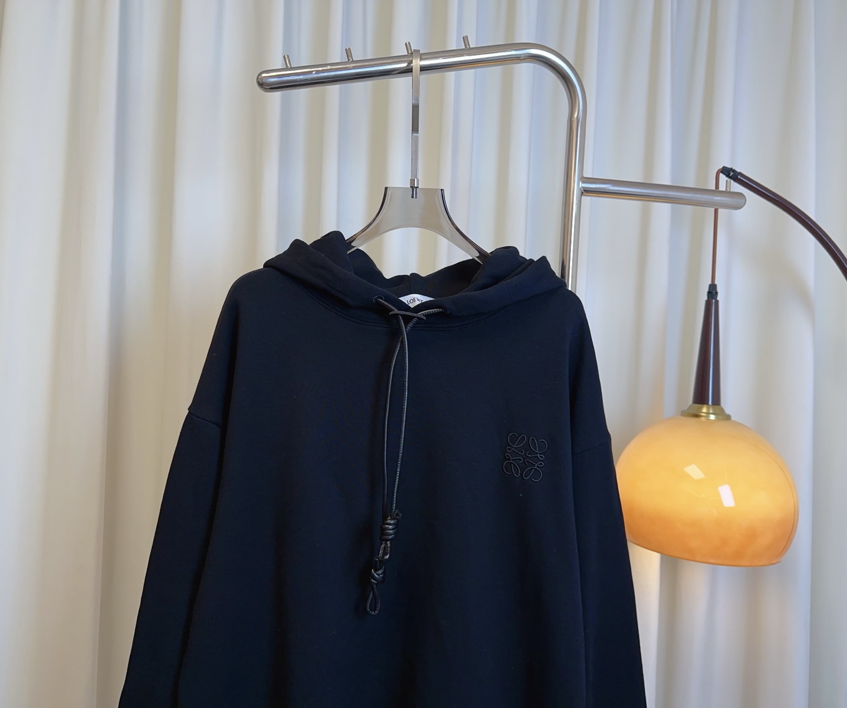 “New Embroidered Women’s Clothing: Coat, Hoodie, Pure Cotton Crunches, High Quality, Gray and Black, Small” - 图片 3