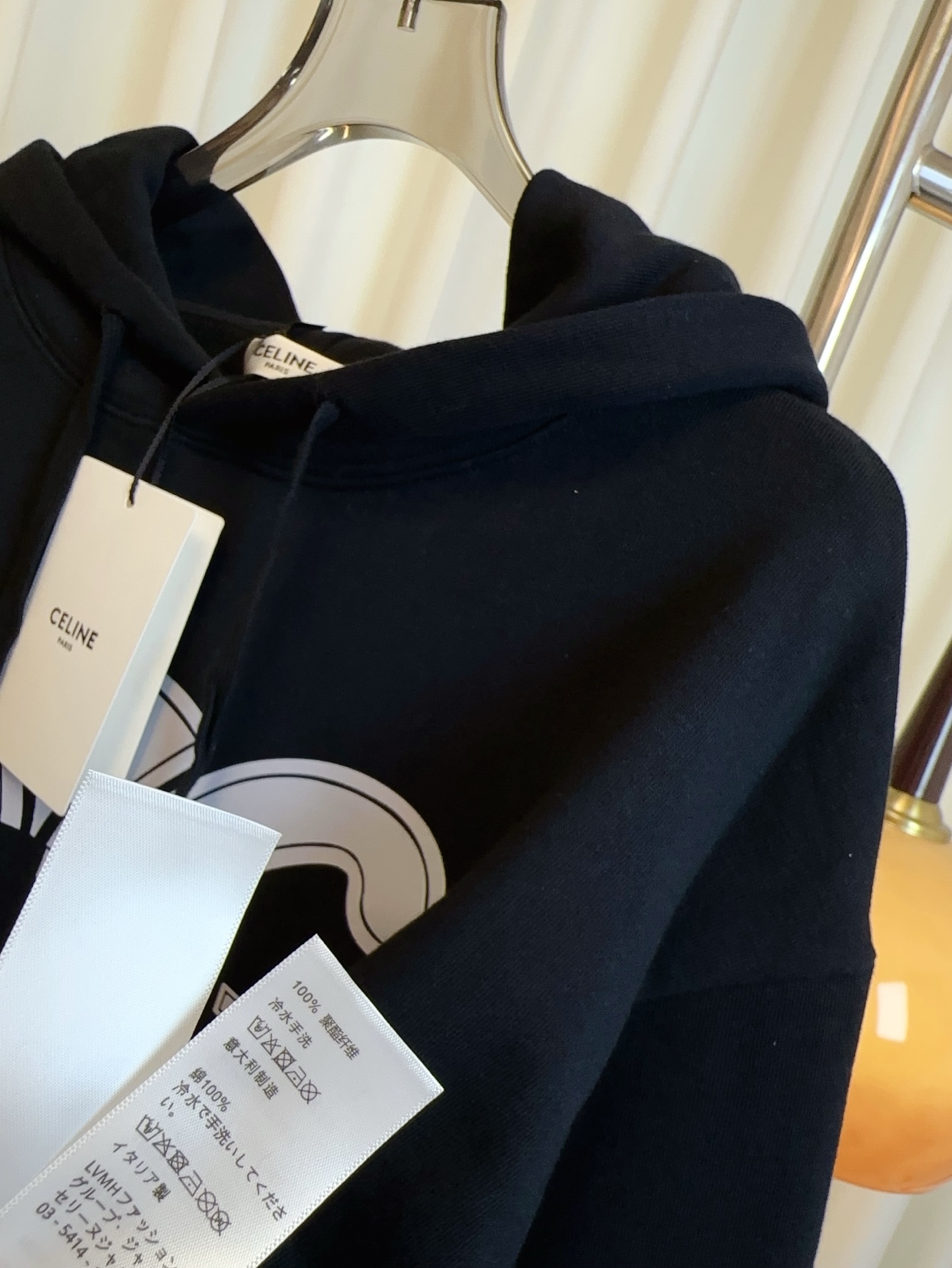 “High-Quality Custom Cotton Women’s Coat and Hoodie in Cream Fabric with Embossed Design for Fashionable Men and Women” - 图片 8
