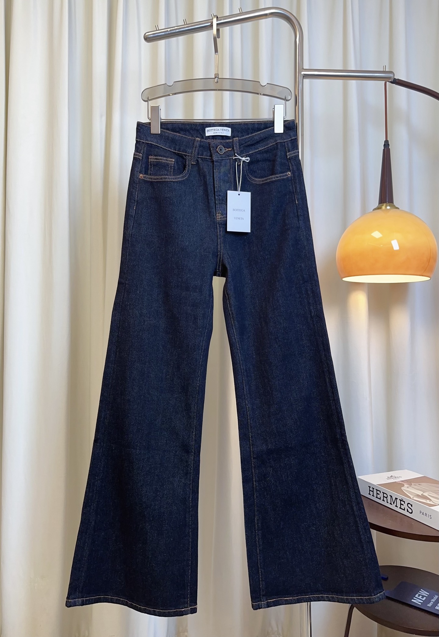 “Micro-Branded Calculator Jeans: High-Quality Women’s Suit in Woven Cotton”