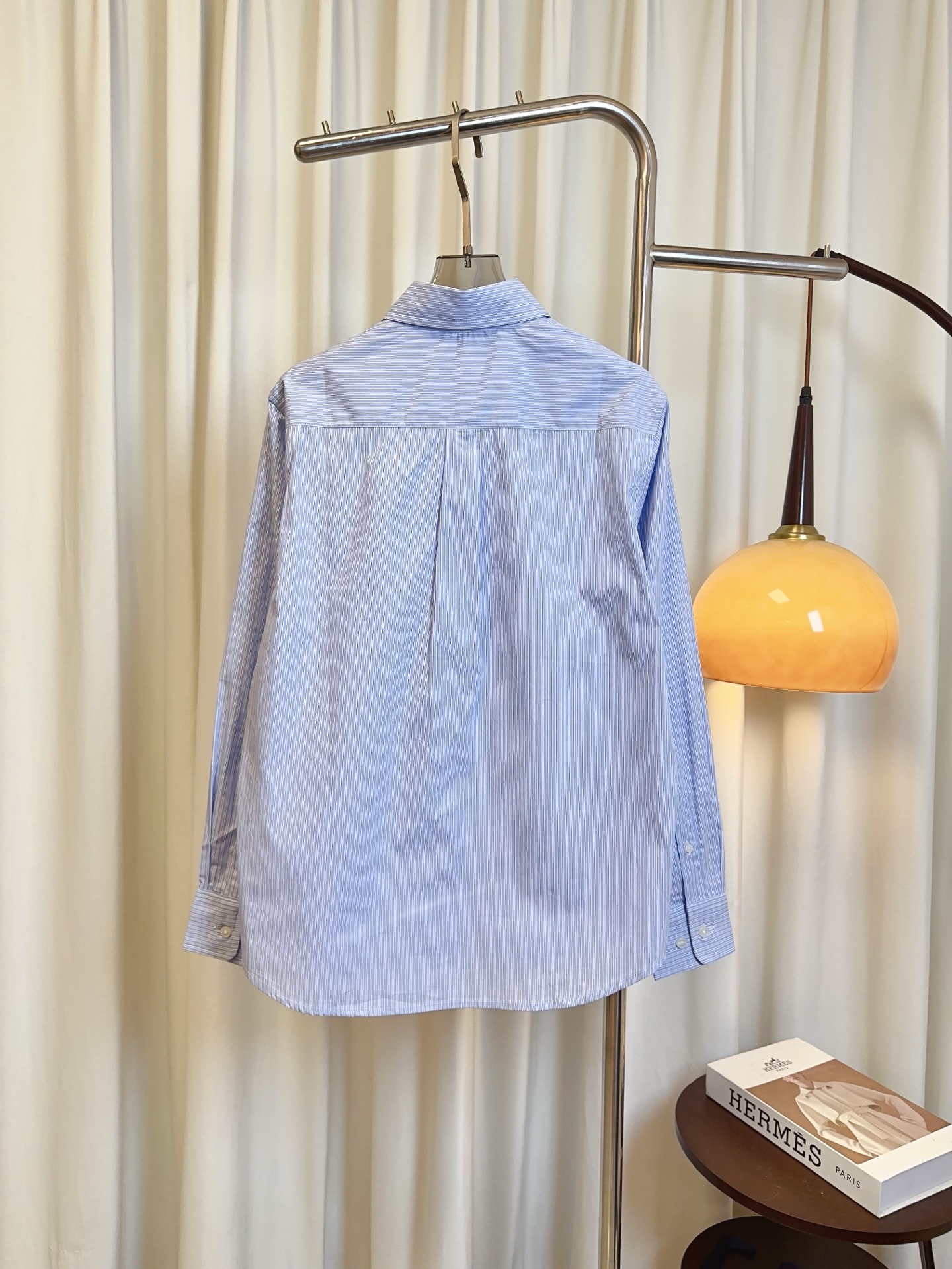Embroidered Striped Shirt: Custom Pure Cotton Fabric for Women – Top Quality & Comfortable - 图片 2