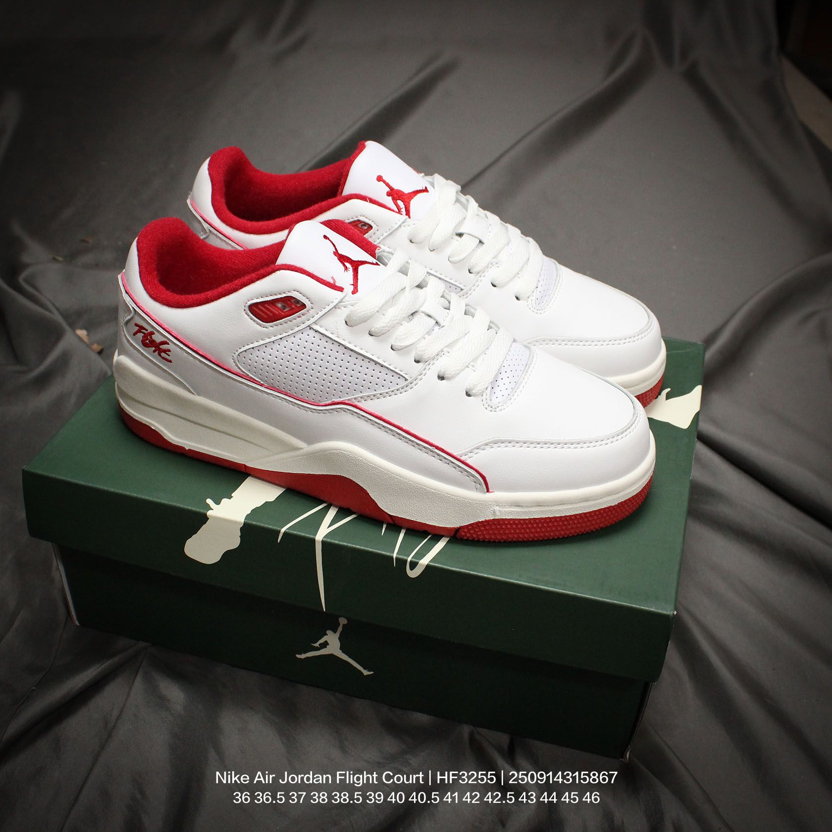 🈴💰100
Jordan/乔丹 男女鞋真标半码制,升级原楦原纸版数据开发版型,采用翻毛皮组合荔枝纹牛剖革鞋面材质,缜密定位拉帮及注胶效果,中底PU缓震组合防滑耐磨橡胶外底❗简约,但有点吸睛!耐克Nike Air Jordan Flight Court "Anthracite Sail"飞行网球场系列低帮复古休闲运动文化网球板鞋鞋 HF3255
类型:男女鞋
码数:36 36.5 37 38 38.5 39 40 40.5 41 42 42.5 43 44 45 46
编码:250914315.833