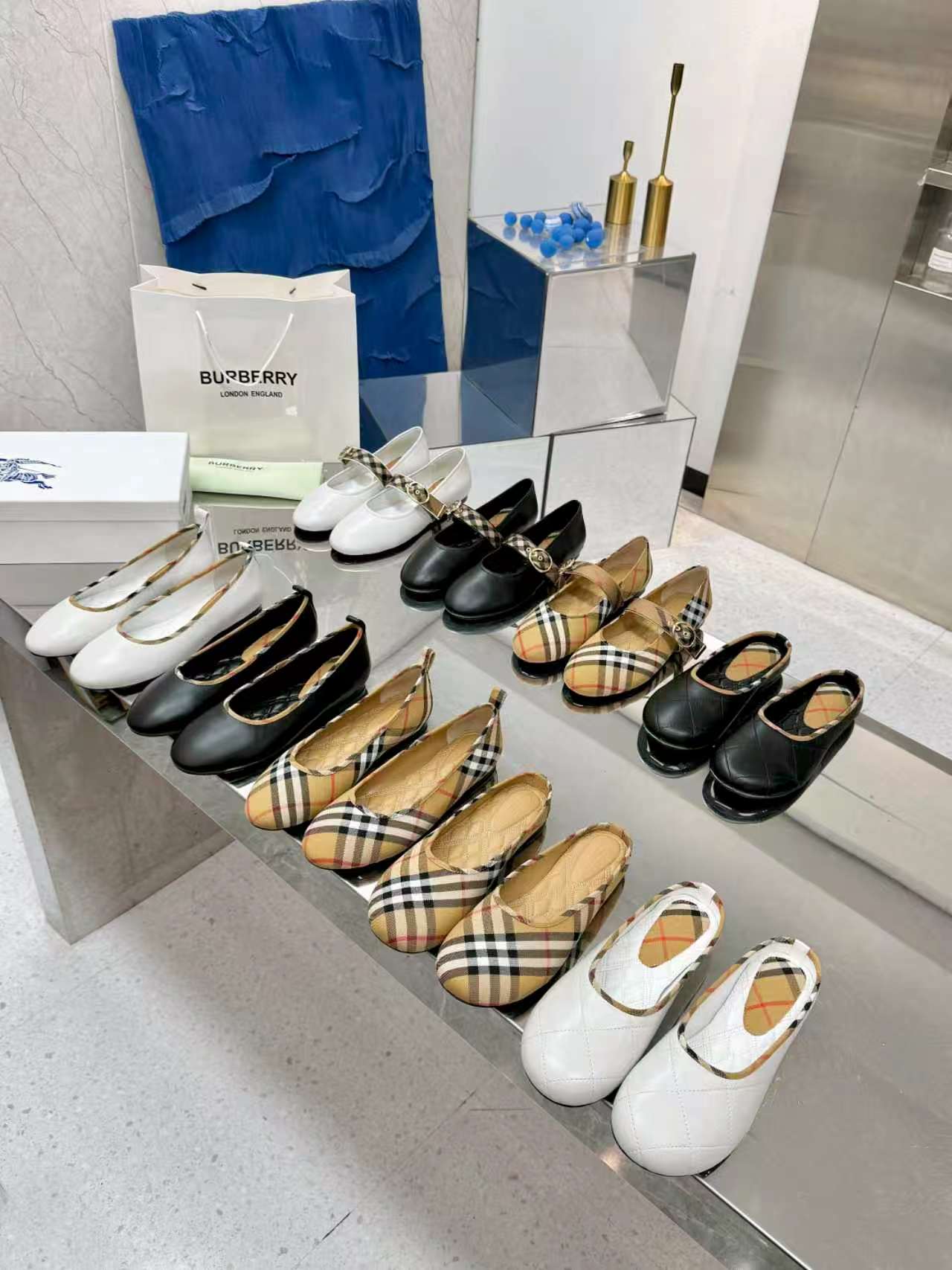 Burberry Vintage Check Ballet Flats