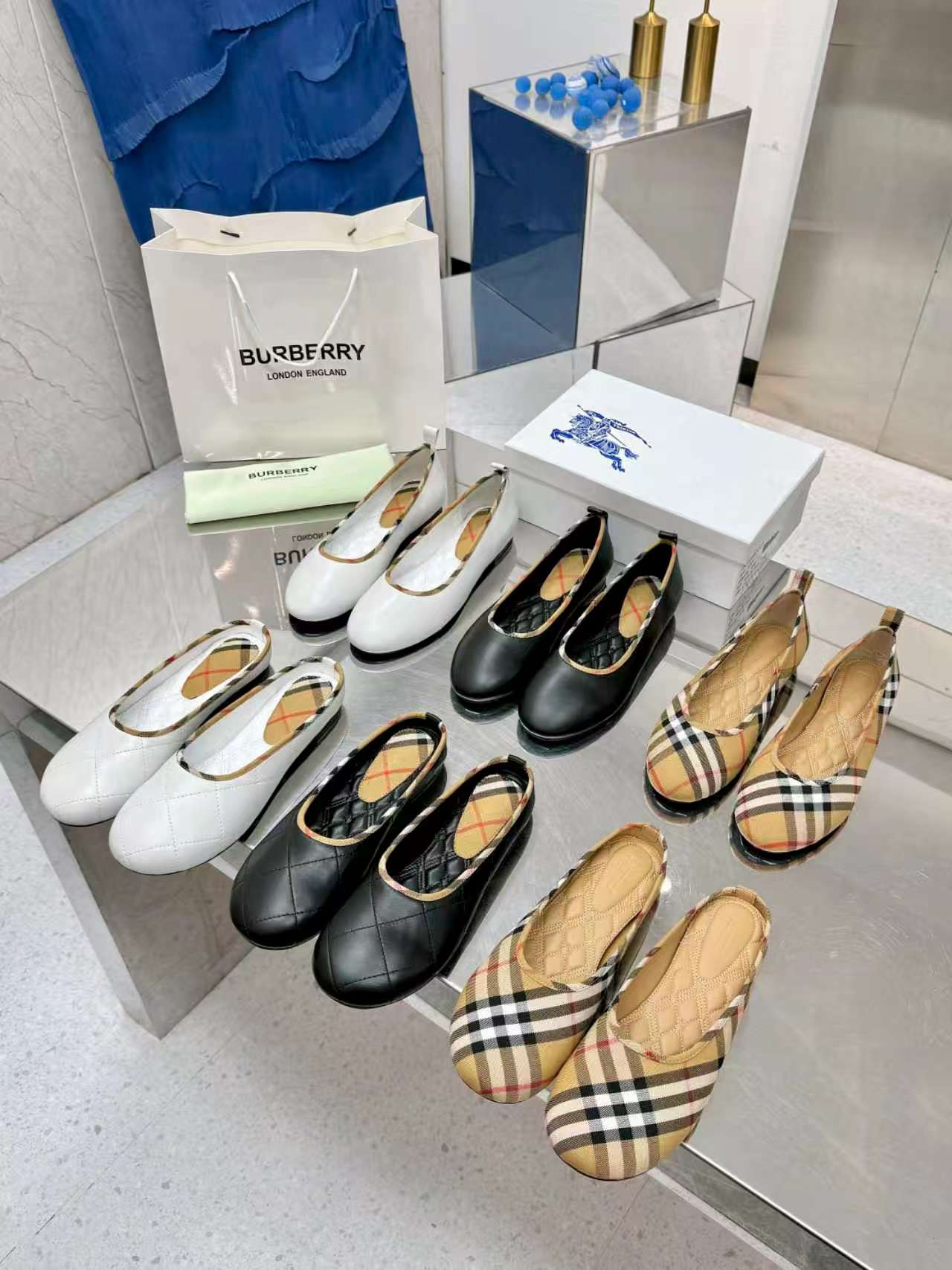 Burberry Vintage Check Ballet Flats