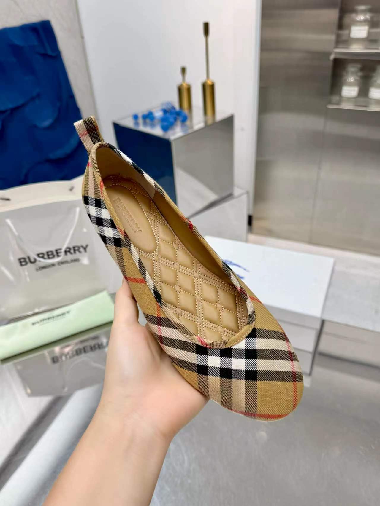Burberry Vintage Check Ballet Flats