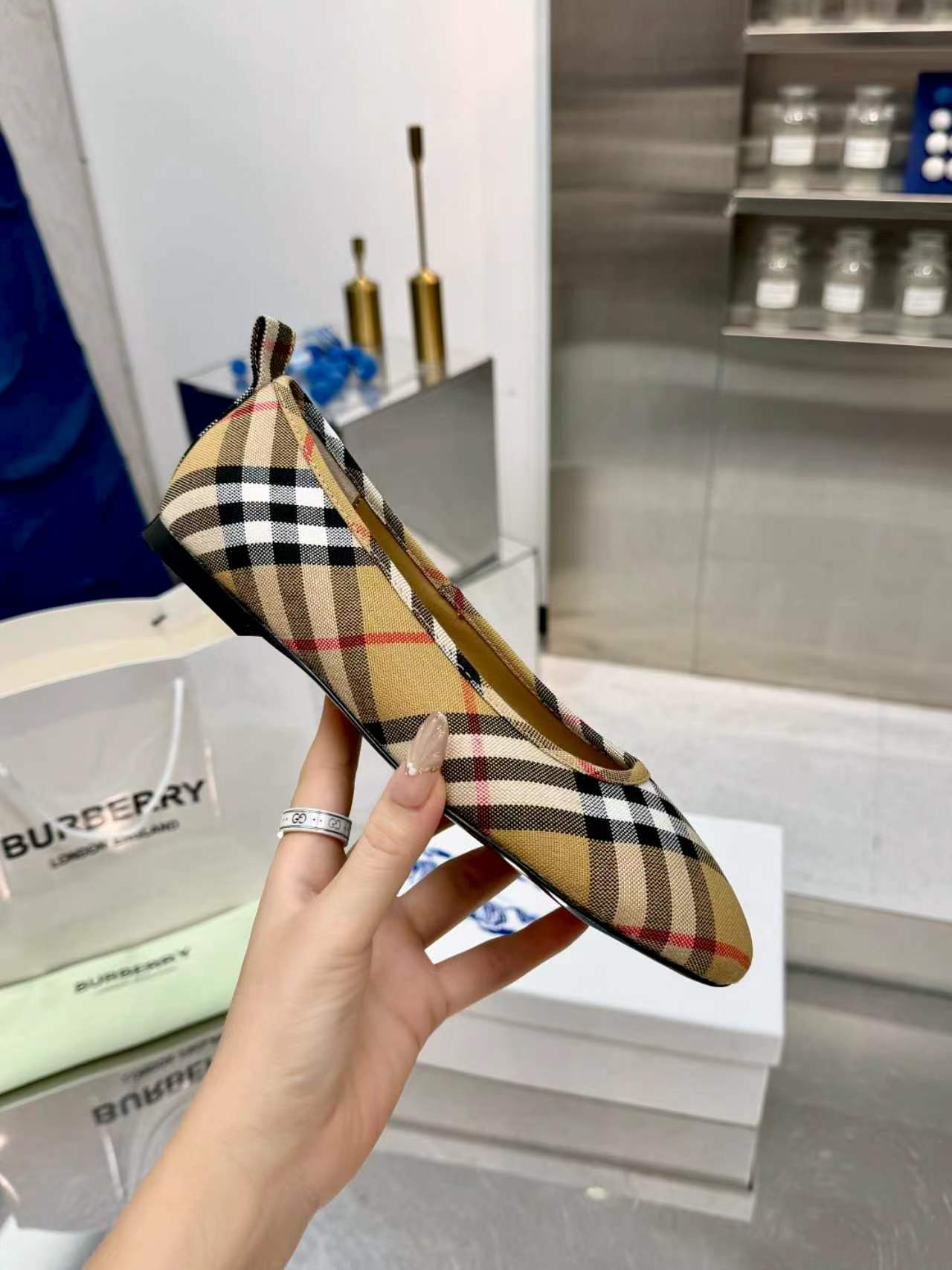 Burberry Vintage Check Ballet Flats