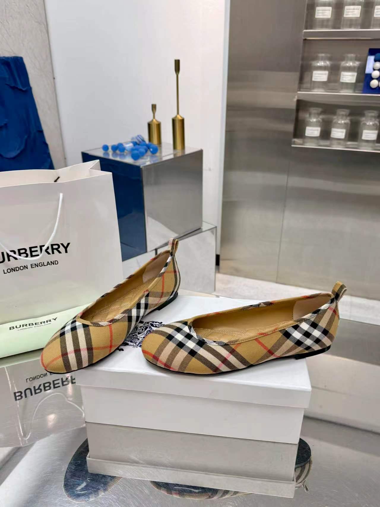 Burberry Vintage Check Ballet Flats