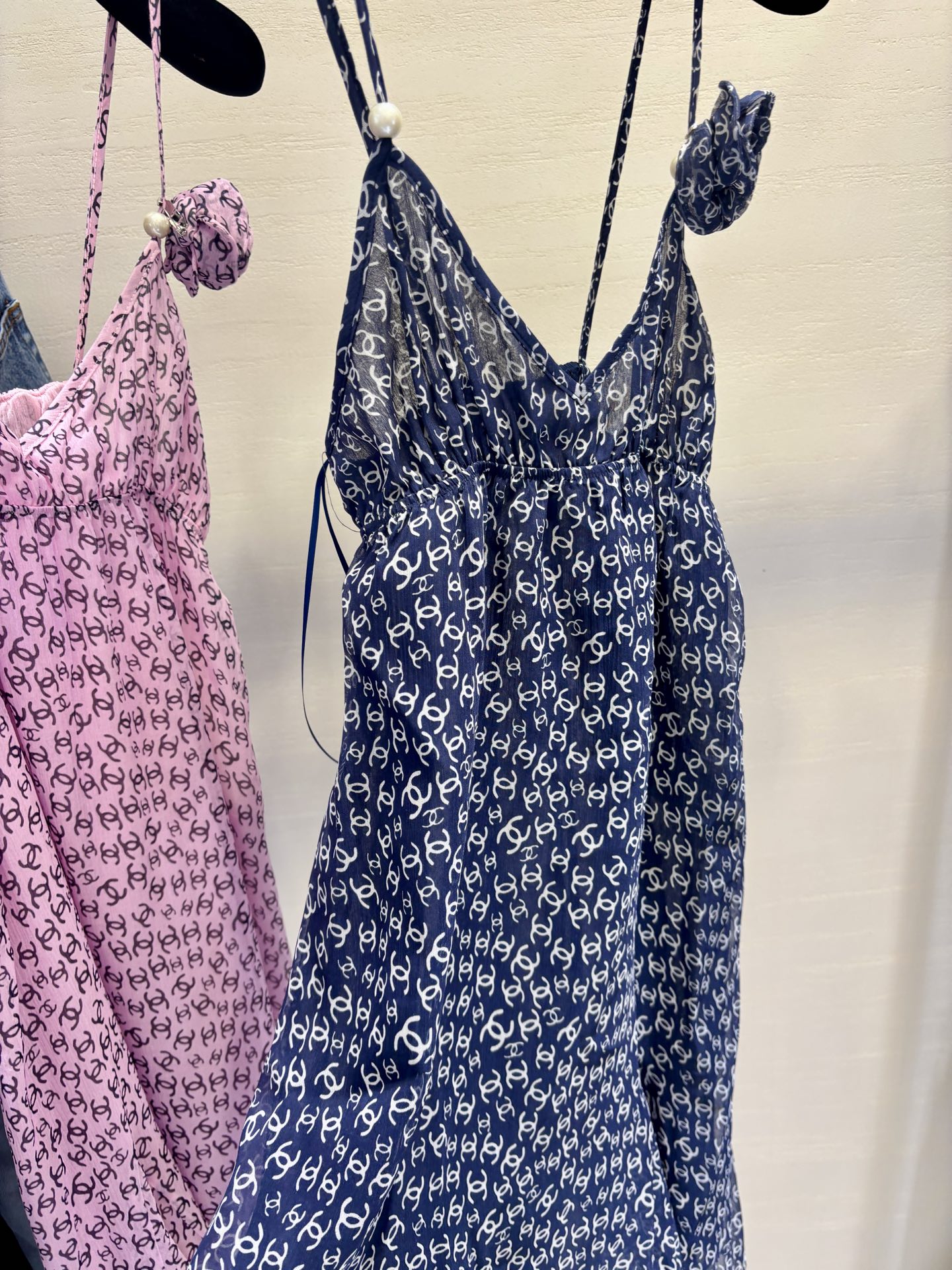 Chanel 25S Double Layer Silk Logo Camisole Dress - Lightweight & Soft 6 i1749101538603 4051 0 4