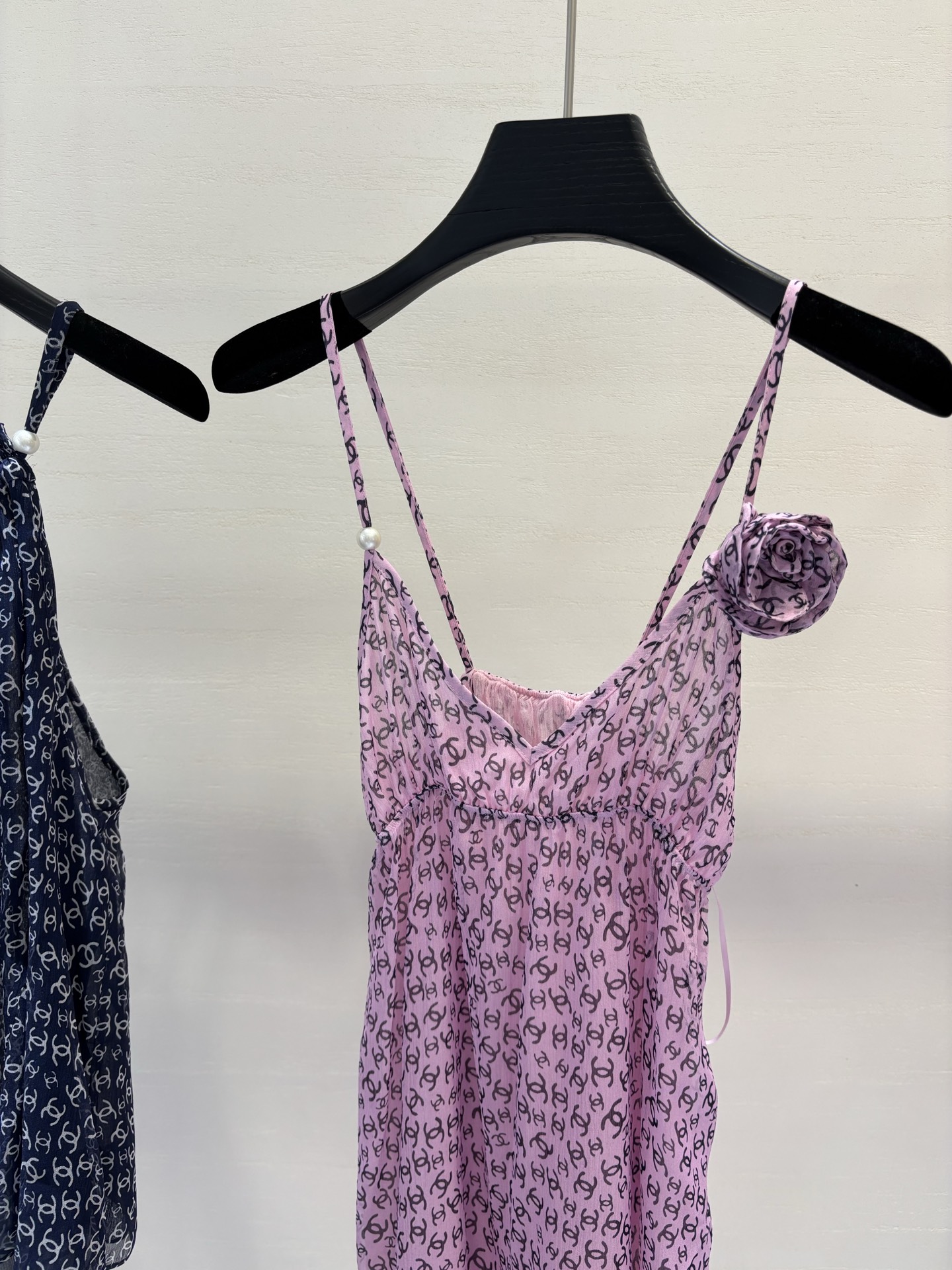 Chanel 25S Double Layer Silk Logo Camisole Dress - Lightweight & Soft 7 i1749101542976 940 0 5