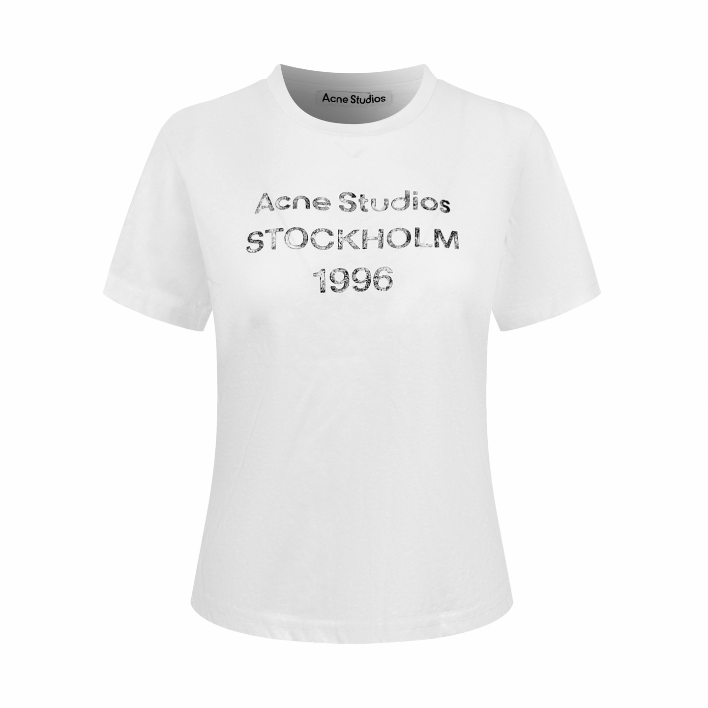 Acne Studios Acne Studios 1996 徽标图案点缀于胸前 彰显品牌魅力 袖口与下摆的磨破处理